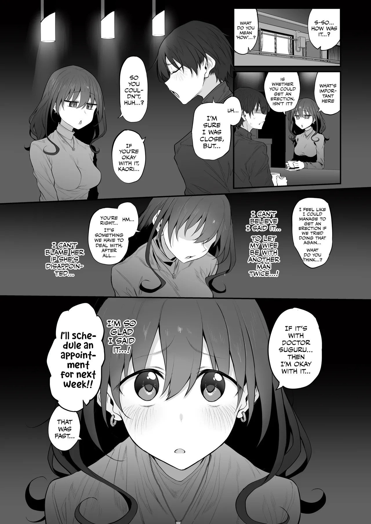 [Marked-Two (Suga Hideo)] Netorase Clinic [English] [Hoshi Scans] [Digital] - Page 13