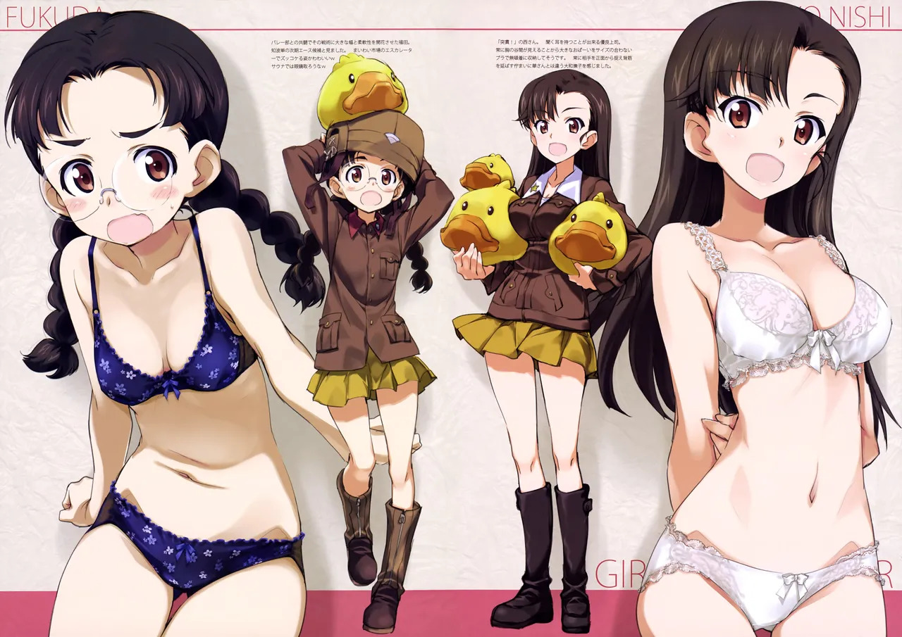 (C90) [Kinako no Yama (Kurashima Tomoyasu)] Iroiro na Nanika. "GuP" Zwei (Girls und Panzer) (with nude filter) - Page 17