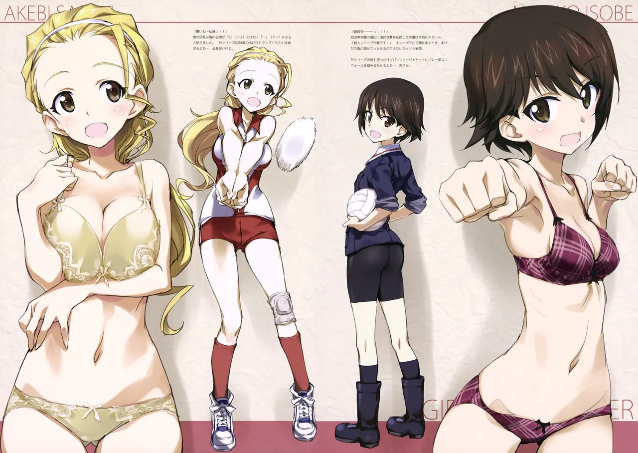 (C89) [Kinako no Yama (Kurashima Tomoyasu)] Iroiro na Nanika. "GuP" (Girls und Panzer) (with nude filter) - Page 21