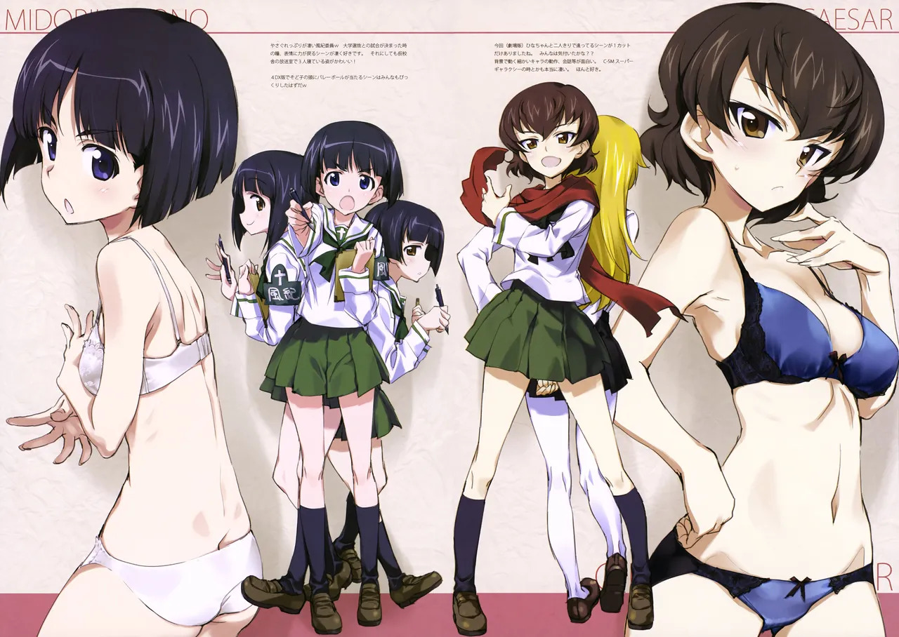 (C89) [Kinako no Yama (Kurashima Tomoyasu)] Iroiro na Nanika. "GuP" (Girls und Panzer) (with nude filter) - Page 22