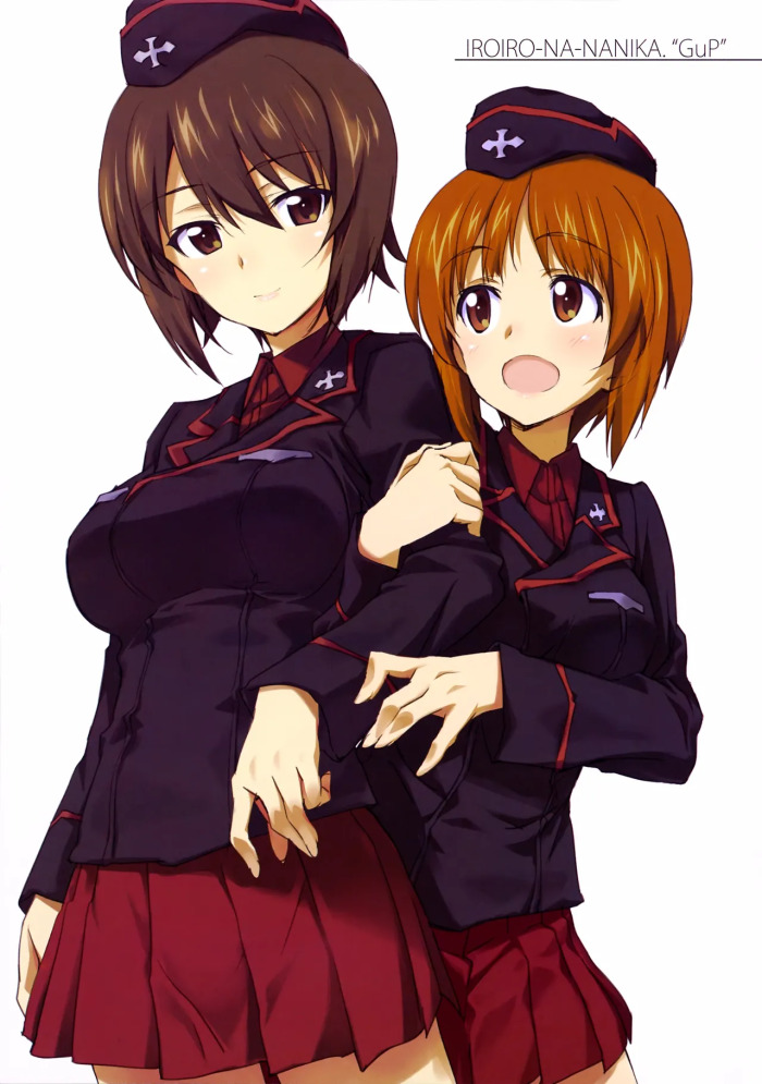 (C89) [Kinako no Yama (Kurashima Tomoyasu)] Iroiro na Nanika. "GuP" (Girls und Panzer) (with nude filter)