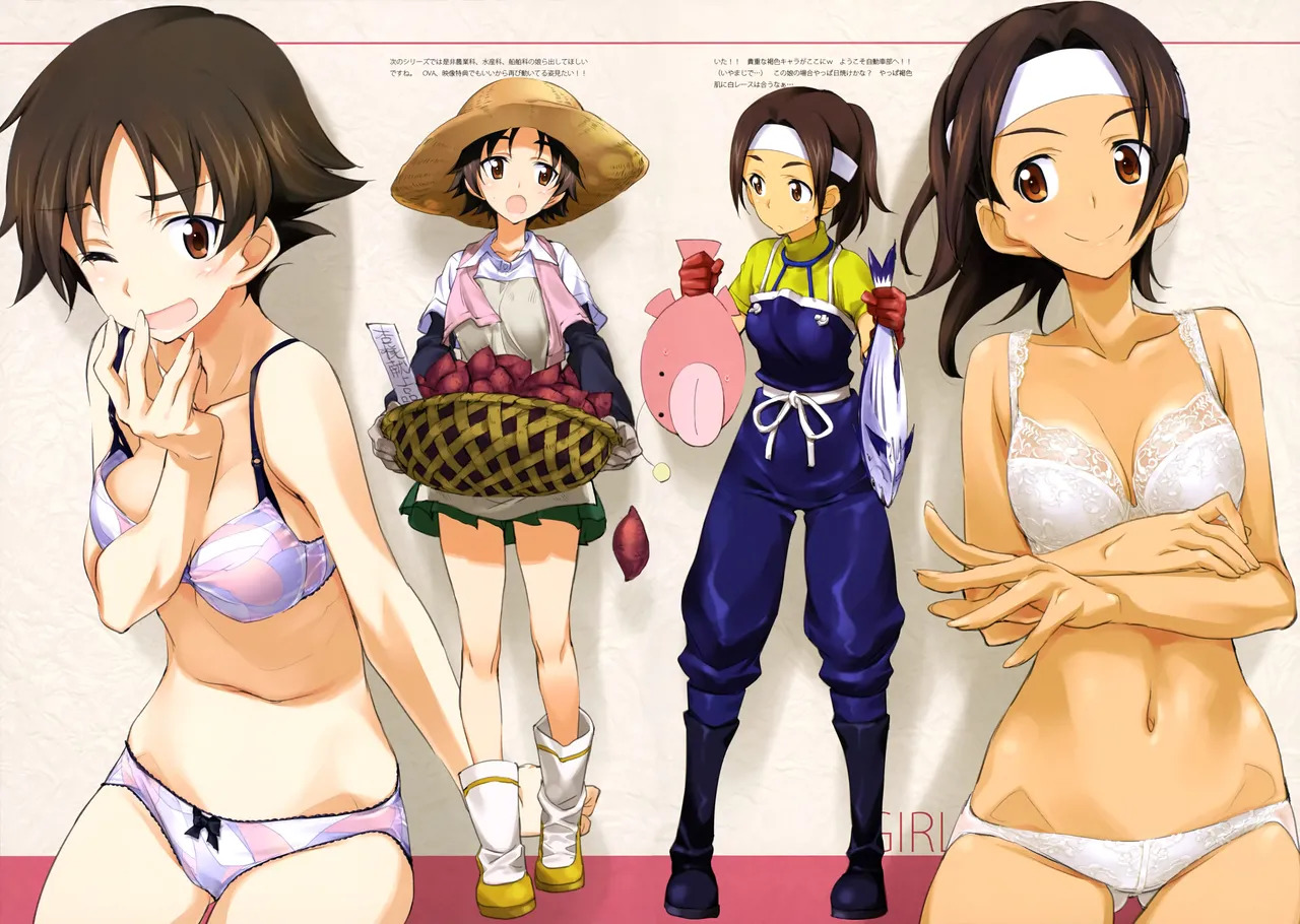 (C92) [Okotan Pekoe (Kurashima Tomoyasu)] Iroiro na Nanika. "GuP" Drei (Girls und Panzer) (with nude filter) - Page 22