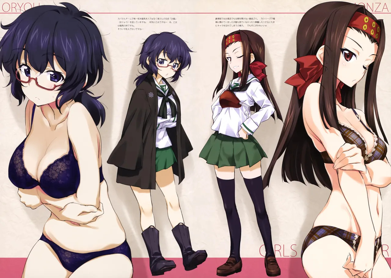 (C91) [Okotan Pekoe (Kurashima Tomoyasu)] Iroiro na Nanika. "GuP" Drei Jyunbikou (Girls und Panzer) (with nude filter) - Page 3