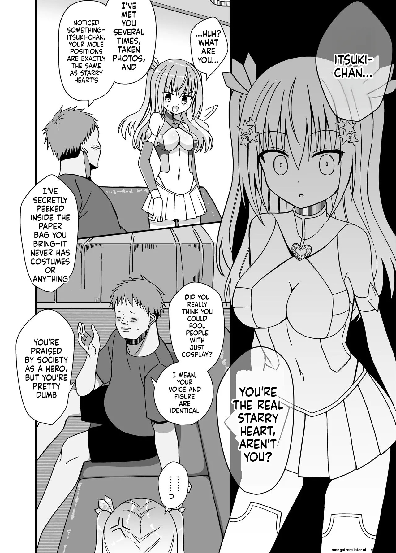 [Keep-Out] Nyotaika Shite Henshin Heroine ni Natta kedo Kinketsu na no de Karada wo Uttara Mesu ni Sareta (SCANMTL) - Page 15