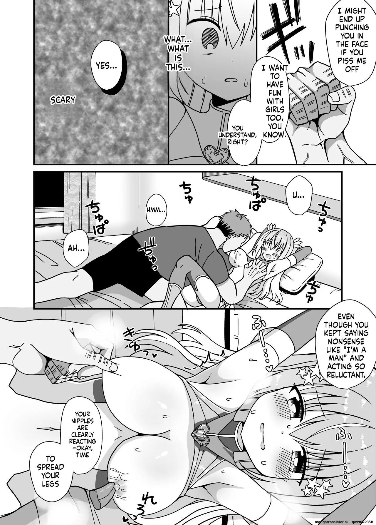 [Keep-Out] Nyotaika Shite Henshin Heroine ni Natta kedo Kinketsu na no de Karada wo Uttara Mesu ni Sareta (SCANMTL) - Page 19