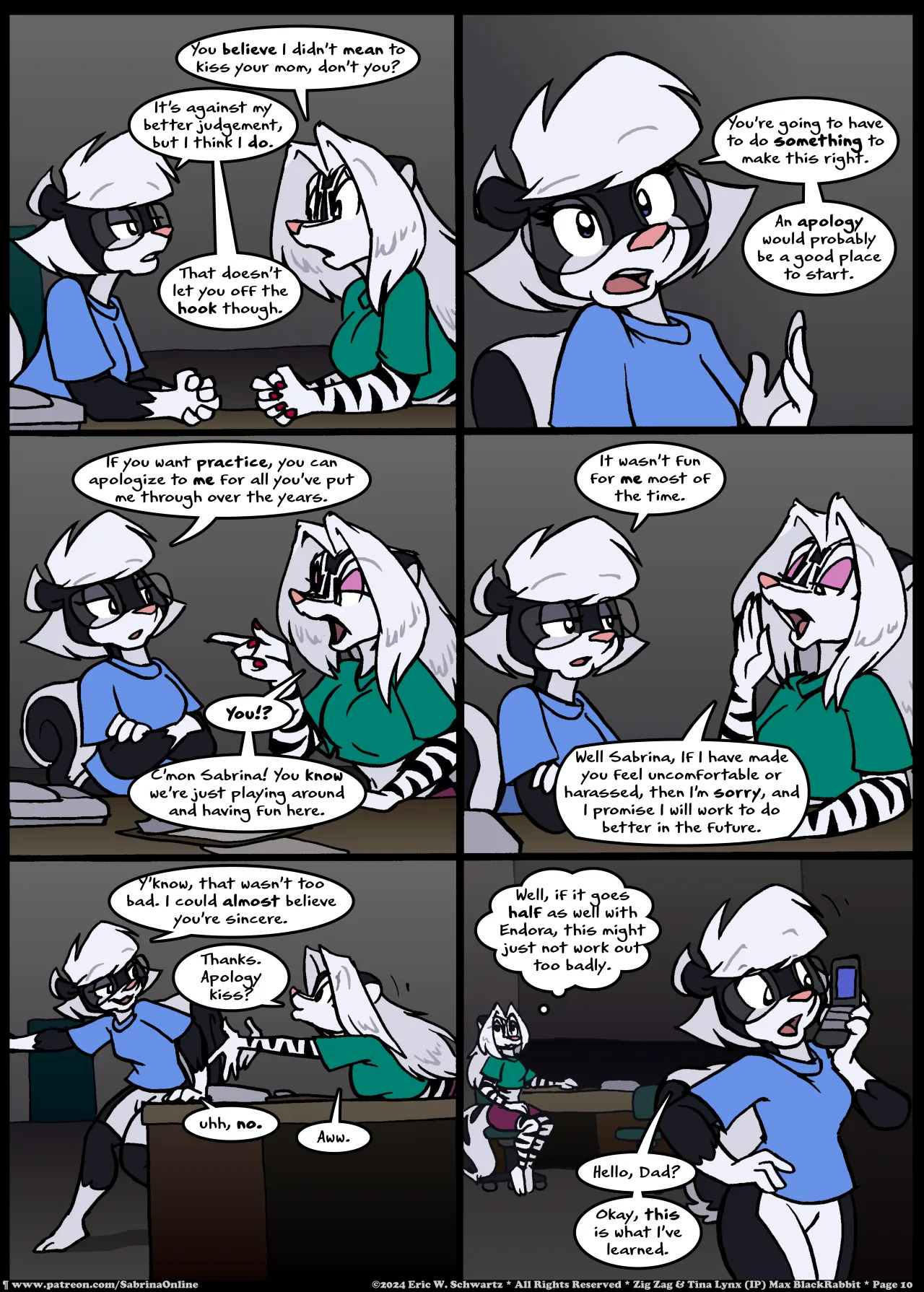 [Eric W. Schwartz] Sabrina Online - Stripes and Links - Page 10