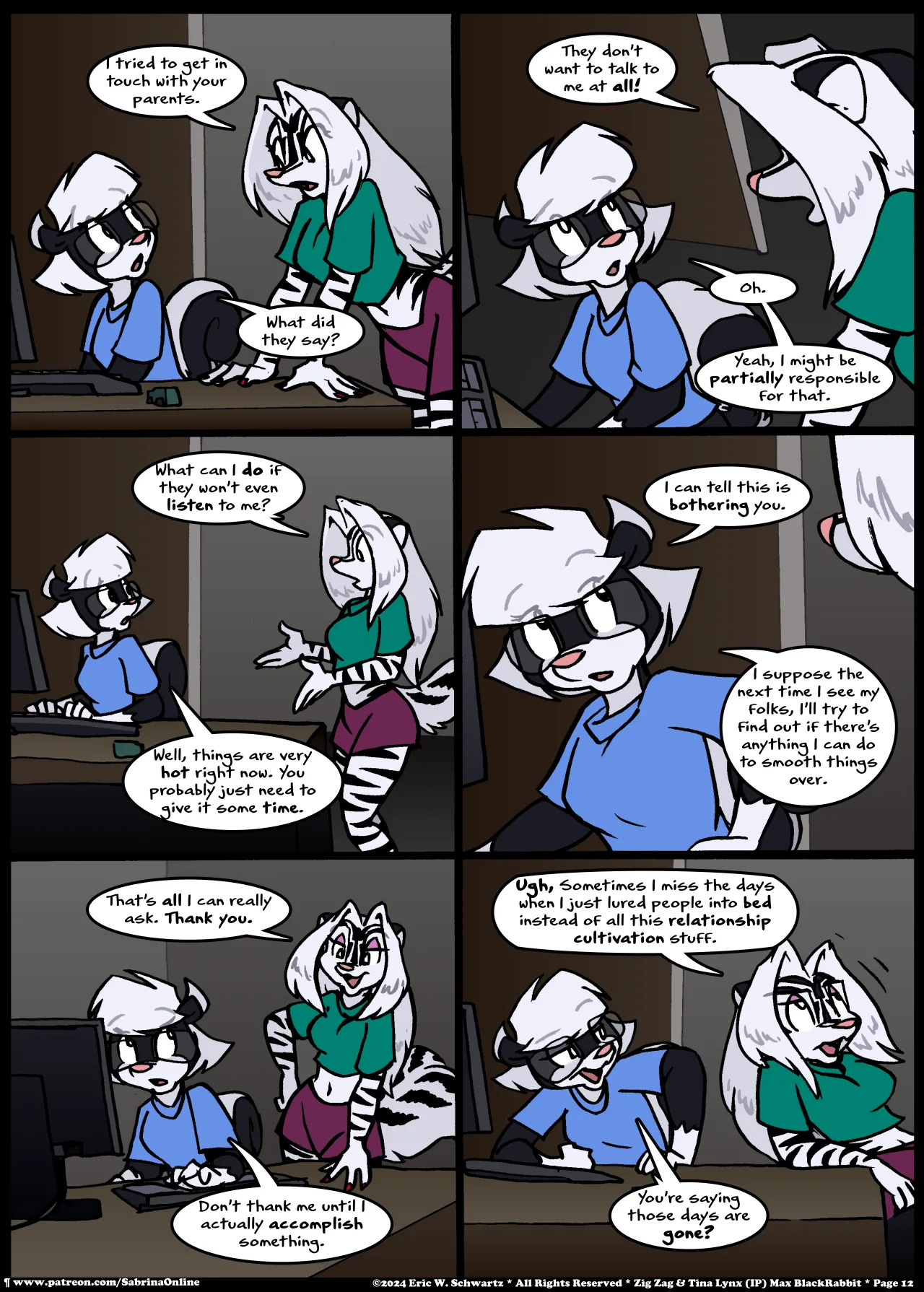 [Eric W. Schwartz] Sabrina Online - Stripes and Links - Page 12