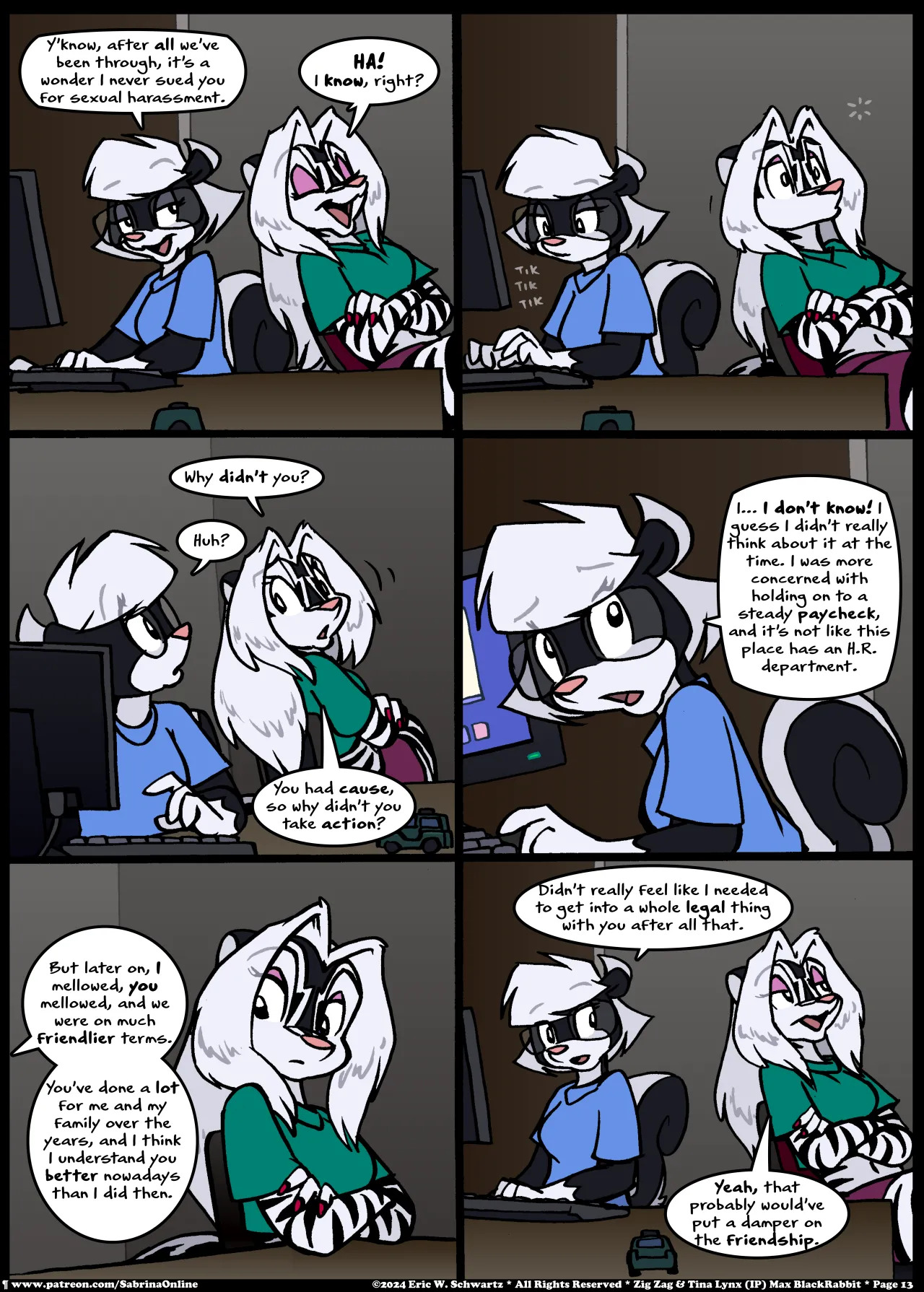 [Eric W. Schwartz] Sabrina Online - Stripes and Links - Page 13