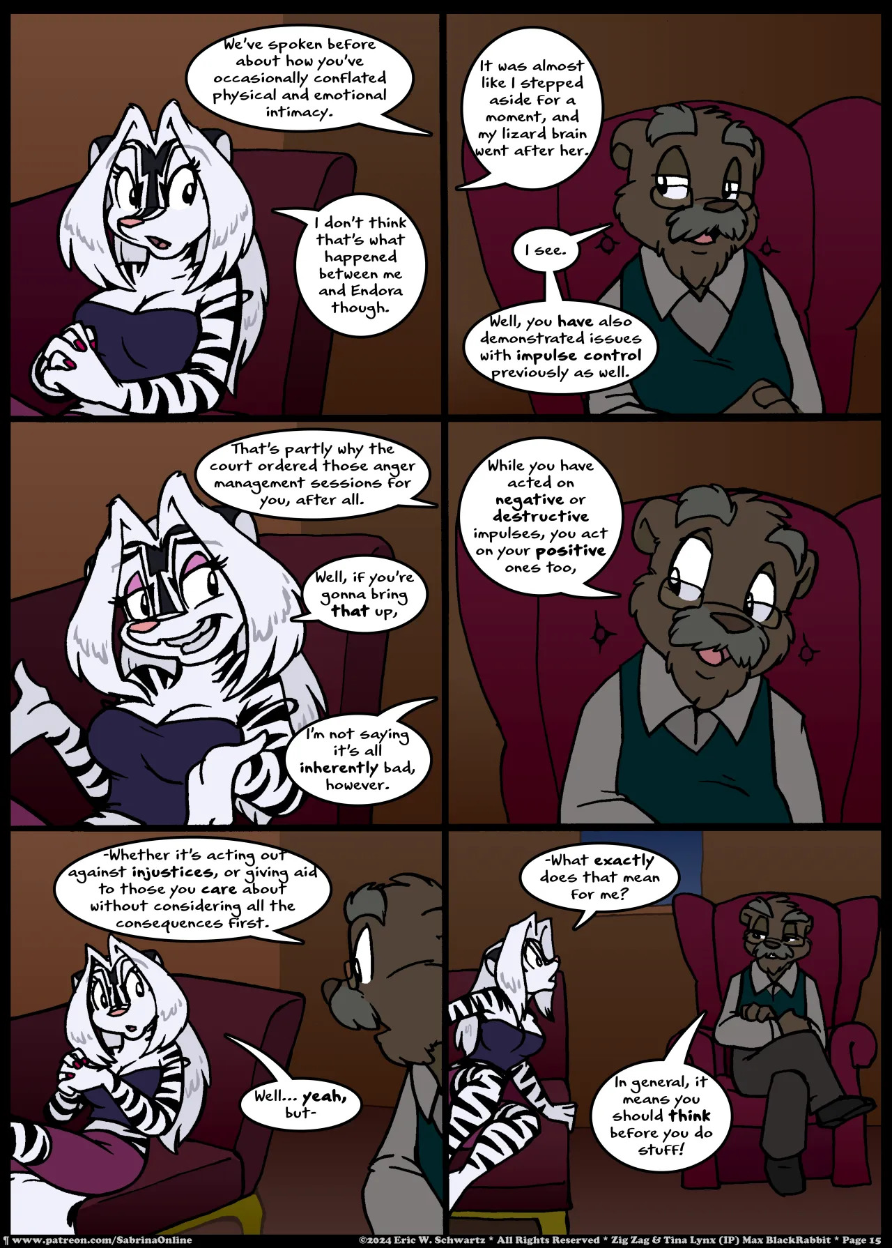 [Eric W. Schwartz] Sabrina Online - Stripes and Links - Page 15