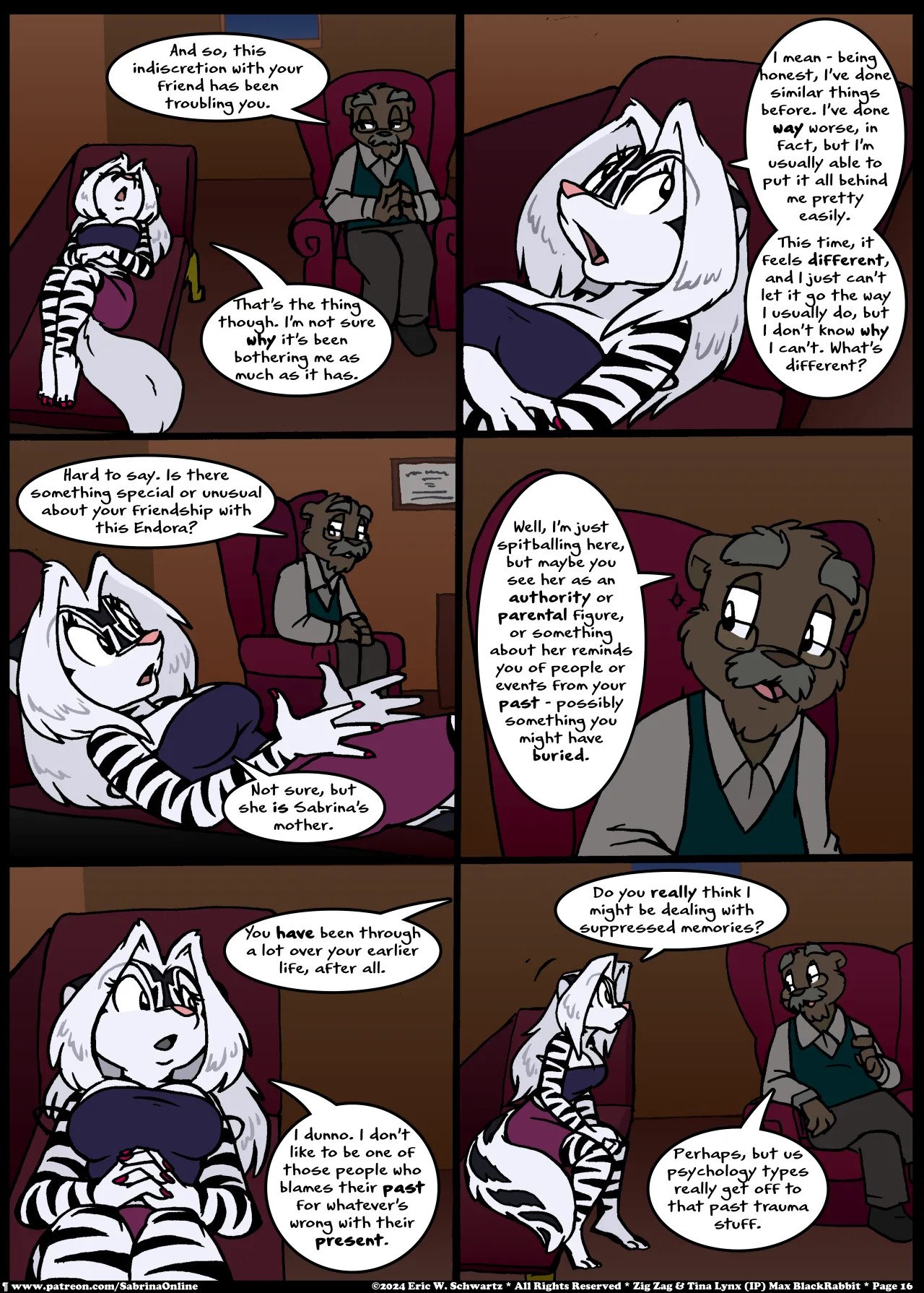 [Eric W. Schwartz] Sabrina Online - Stripes and Links - Page 16