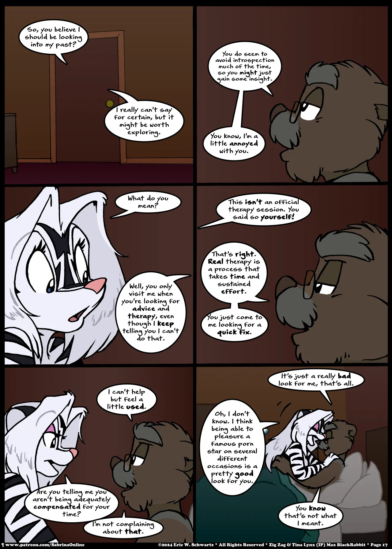 [Eric W. Schwartz] Sabrina Online - Stripes and Links - Page 17