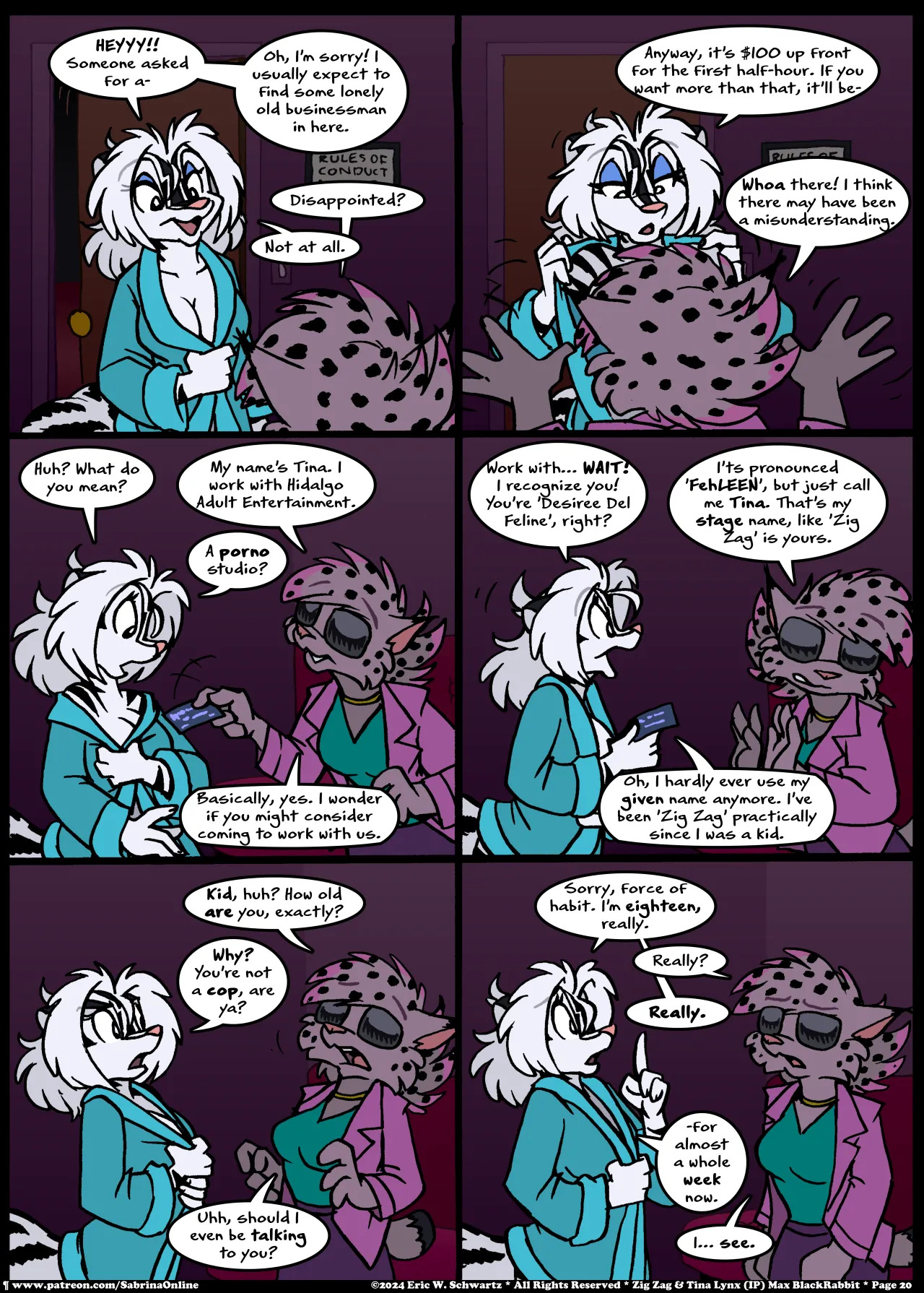 [Eric W. Schwartz] Sabrina Online - Stripes and Links - Page 20
