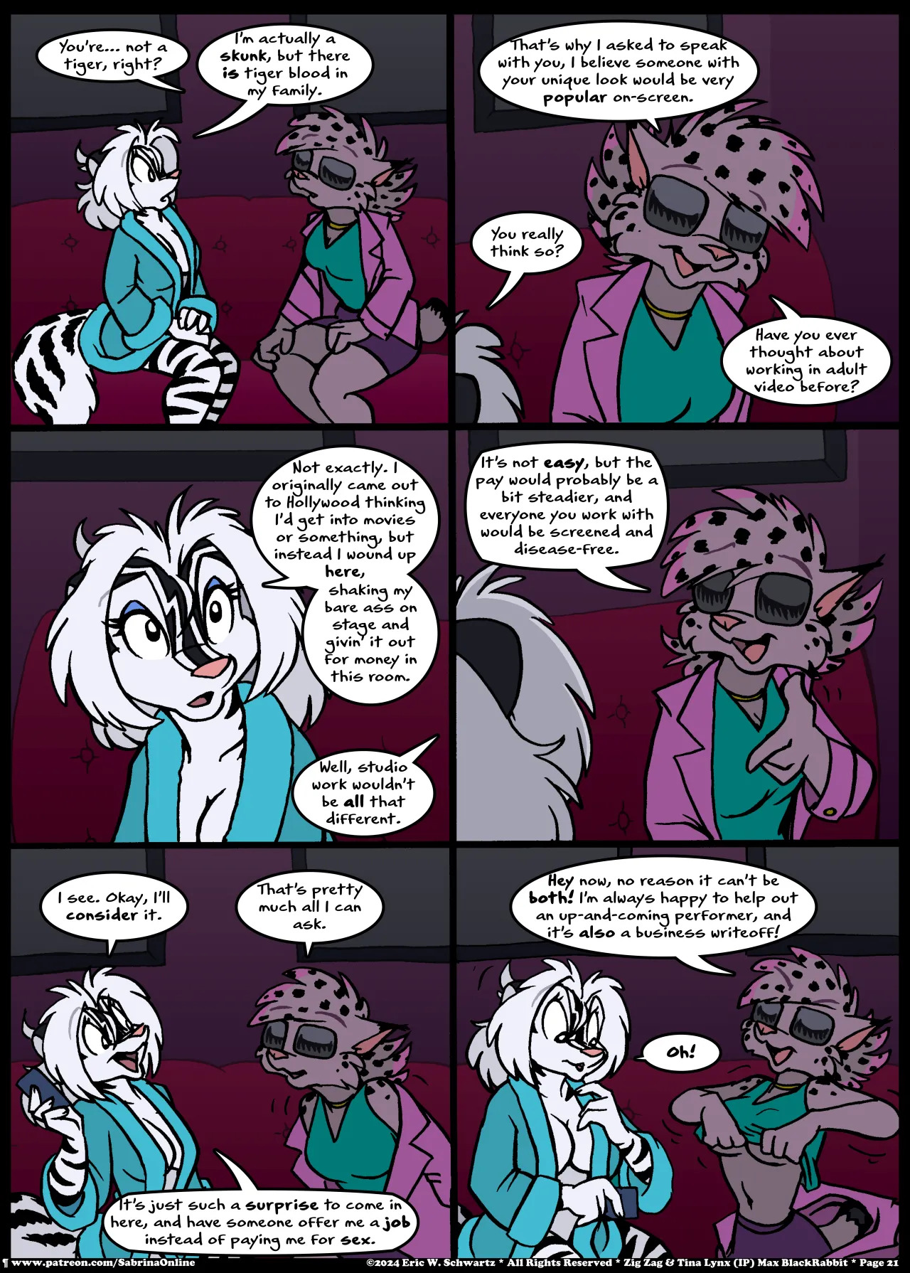 [Eric W. Schwartz] Sabrina Online - Stripes and Links - Page 21