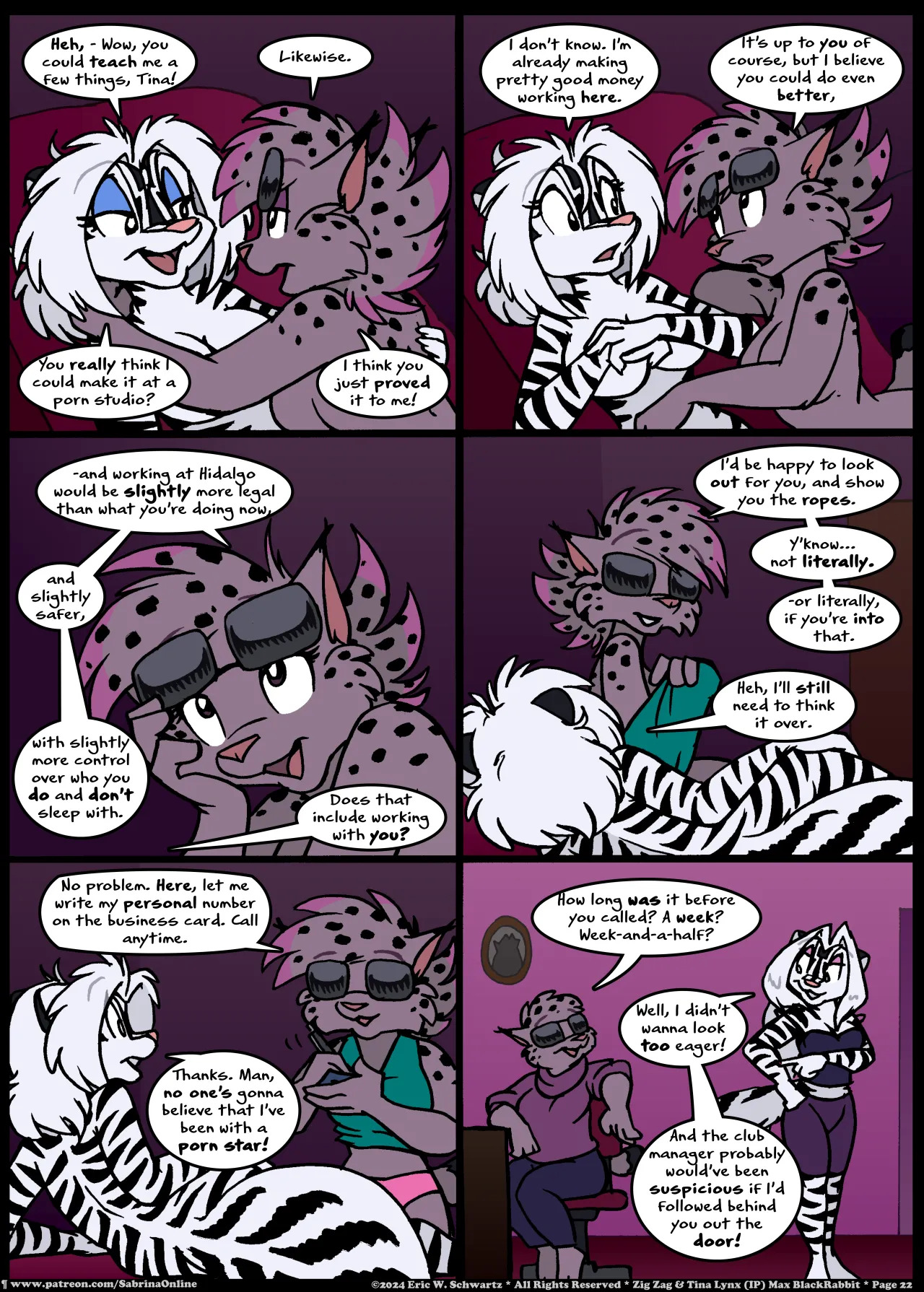 [Eric W. Schwartz] Sabrina Online - Stripes and Links - Page 22
