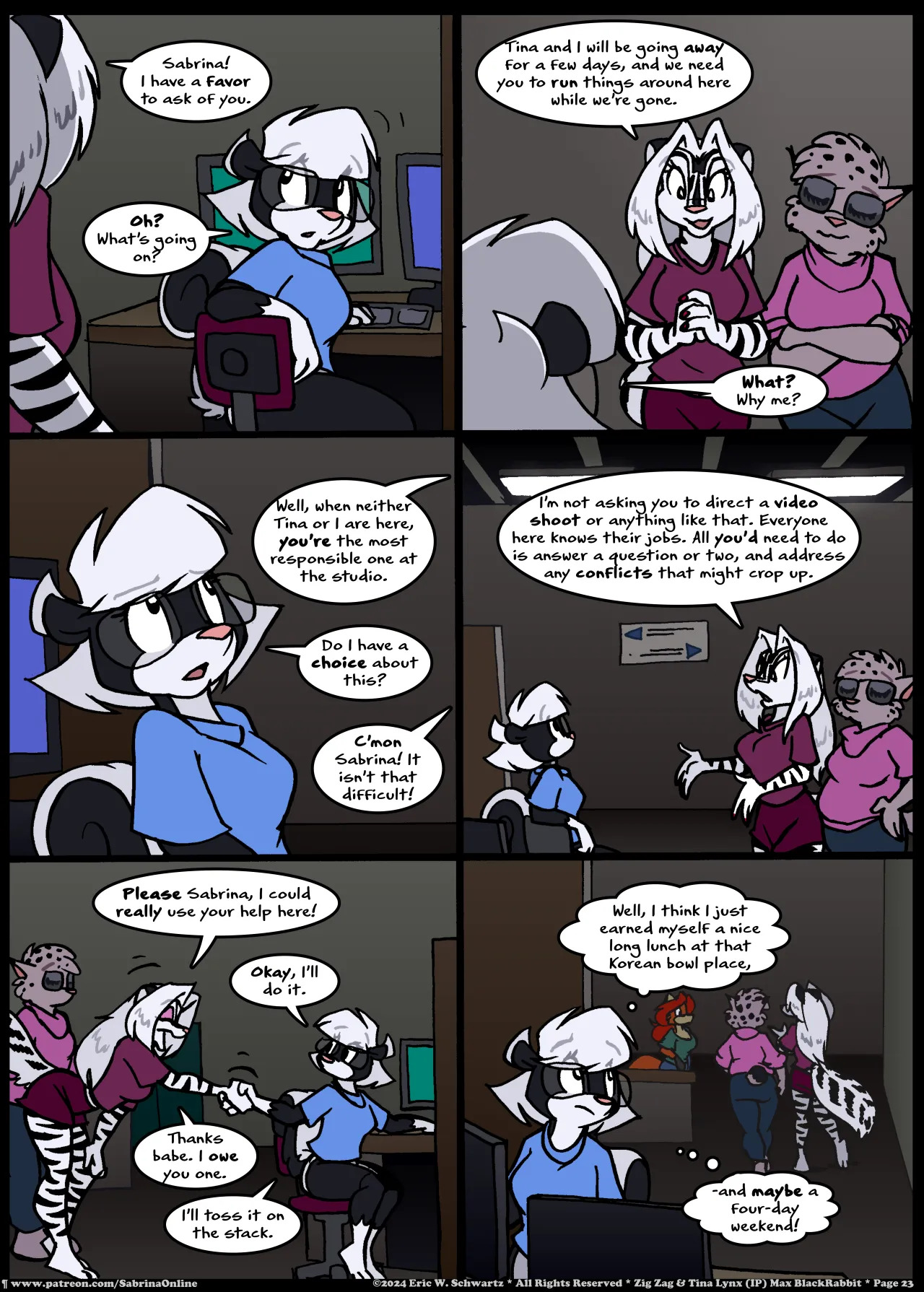 [Eric W. Schwartz] Sabrina Online - Stripes and Links - Page 23