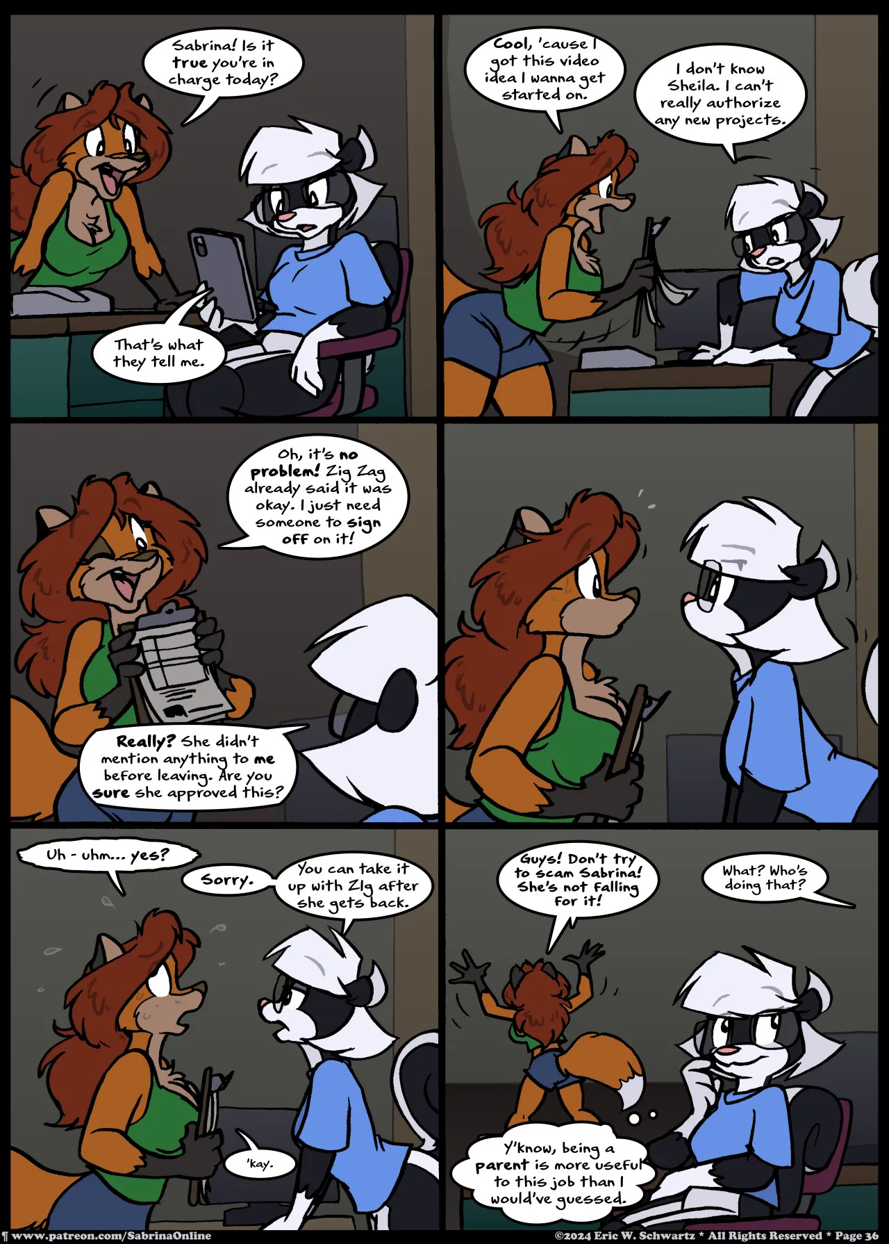 [Eric W. Schwartz] Sabrina Online - Stripes and Links - Page 36