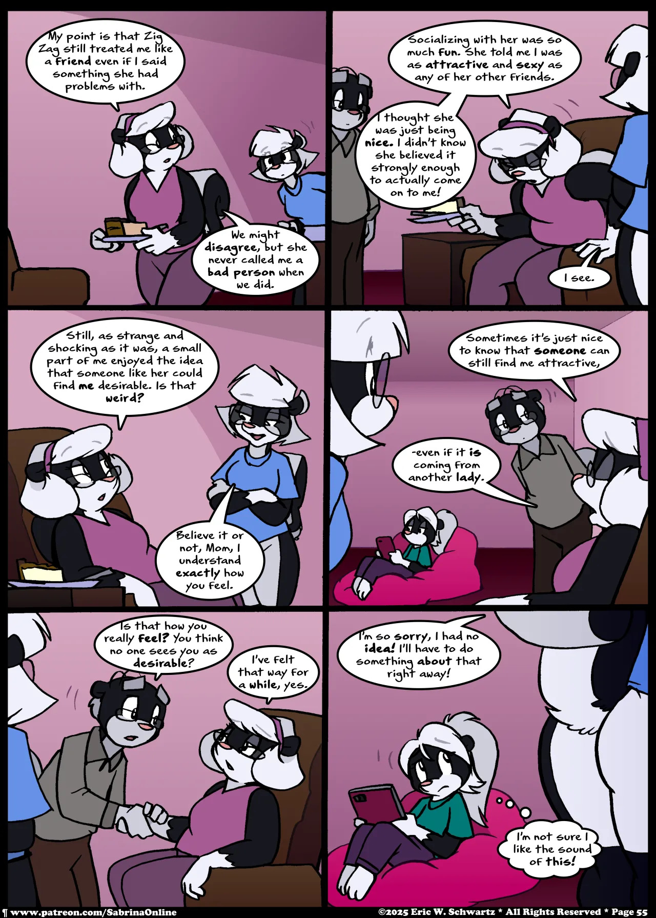 [Eric W. Schwartz] Sabrina Online - Stripes and Links - Page 55