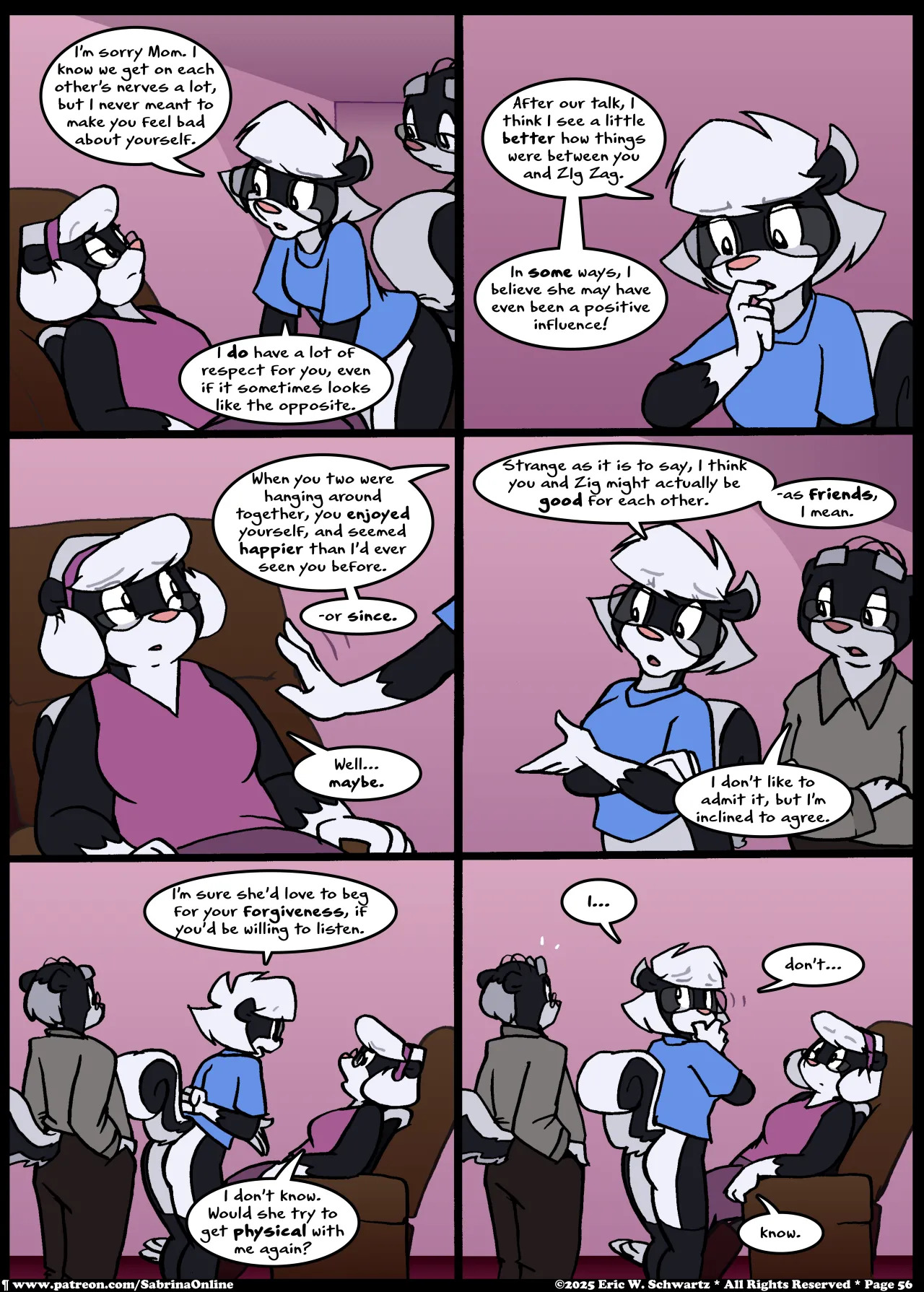 [Eric W. Schwartz] Sabrina Online - Stripes and Links - Page 56