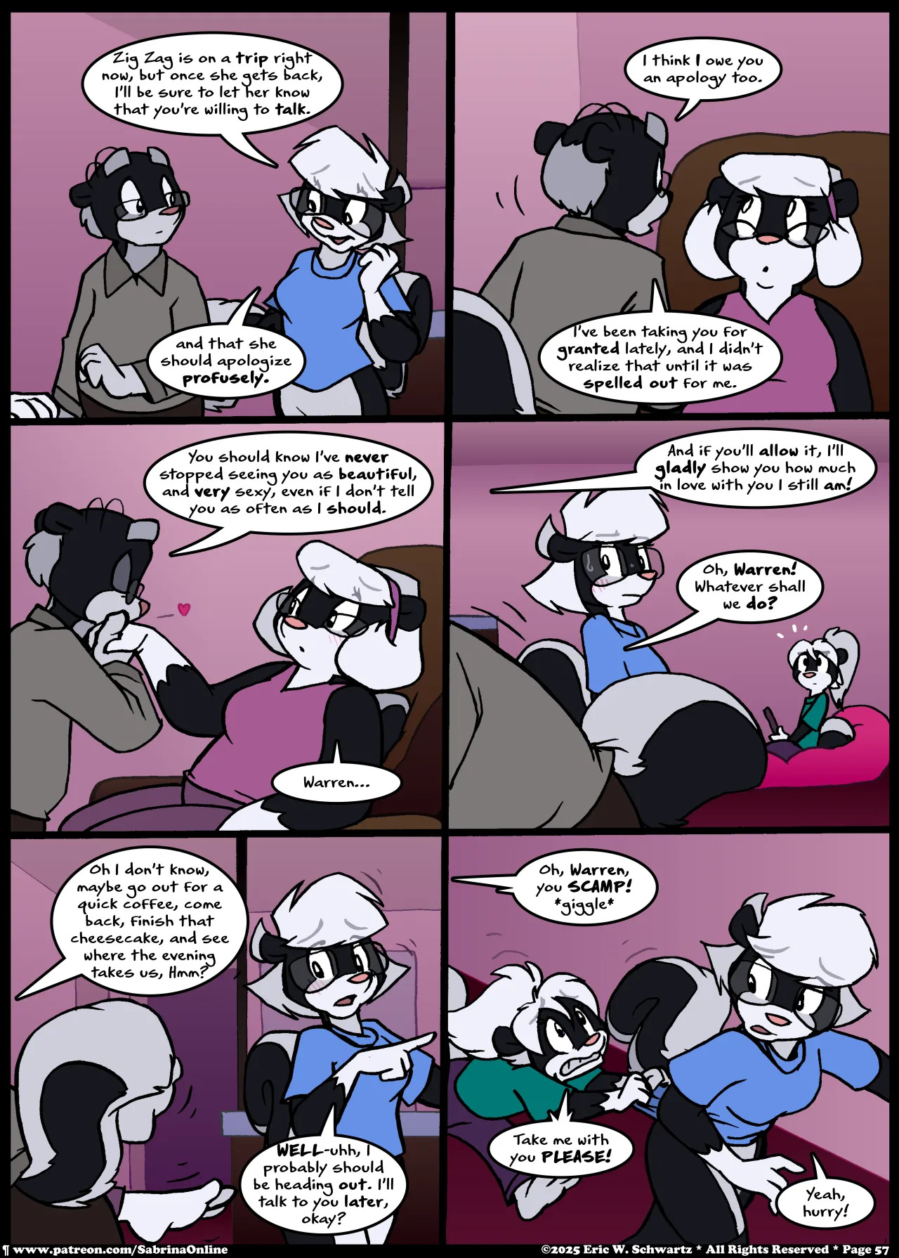 [Eric W. Schwartz] Sabrina Online - Stripes and Links - Page 57