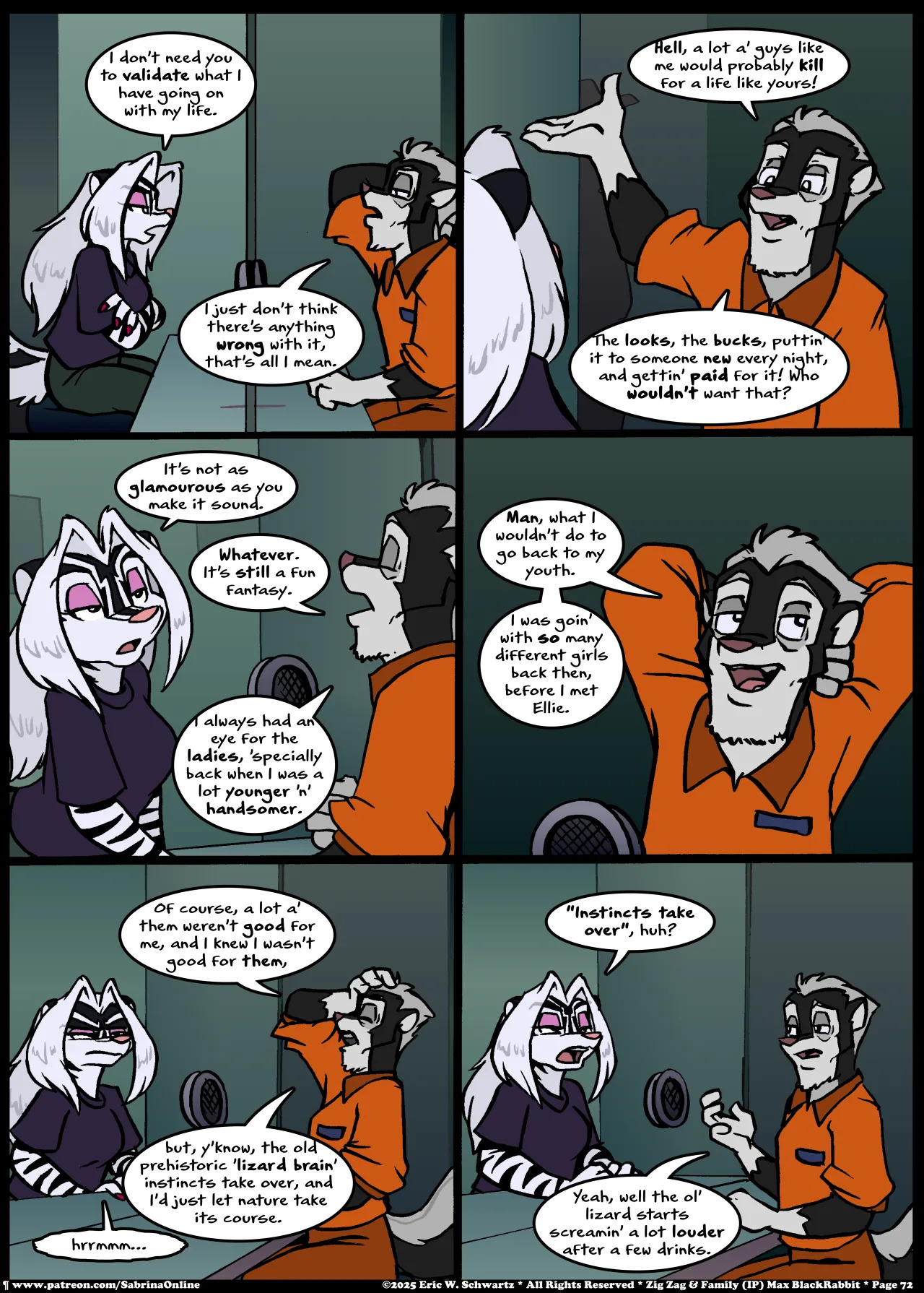 [Eric W. Schwartz] Sabrina Online - Stripes and Links - Page 72