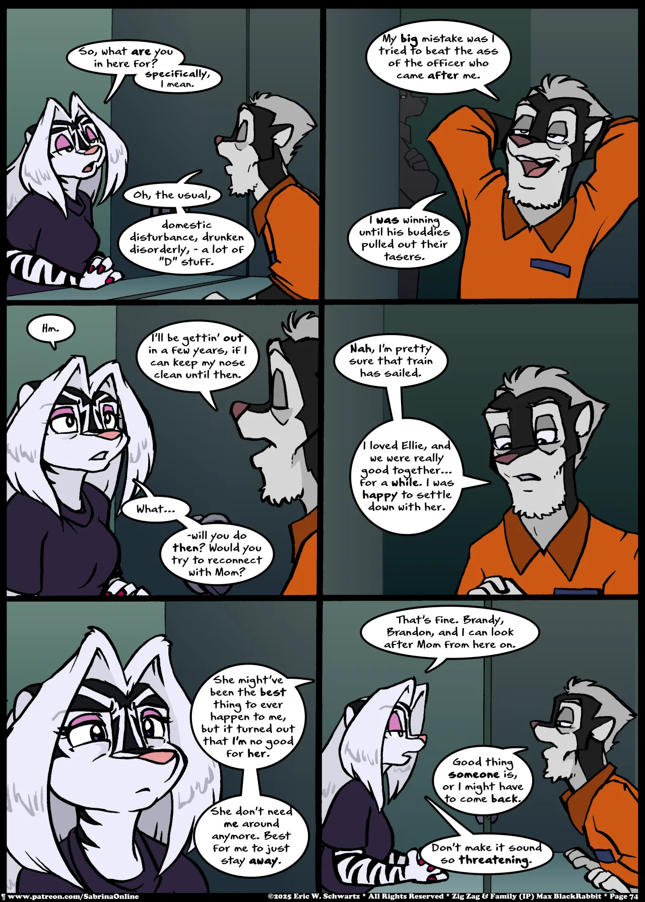 [Eric W. Schwartz] Sabrina Online - Stripes and Links - Page 74