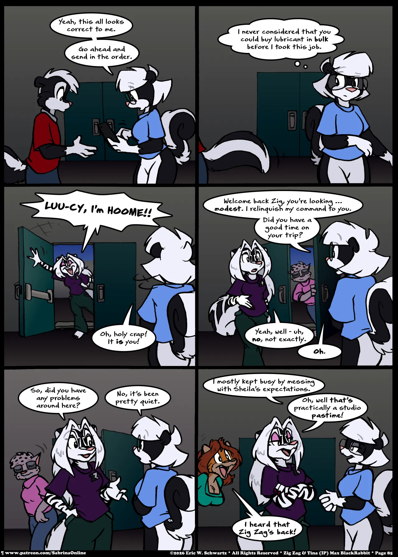 [Eric W. Schwartz] Sabrina Online - Stripes and Links - Page 85