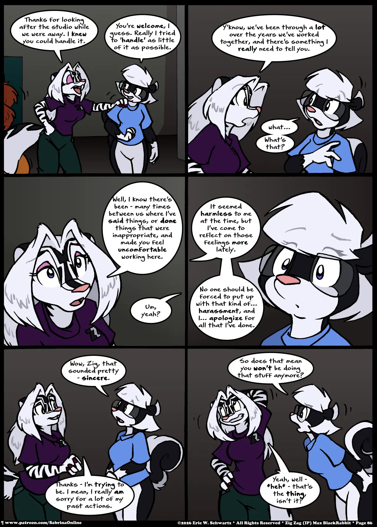 [Eric W. Schwartz] Sabrina Online - Stripes and Links - Page 86