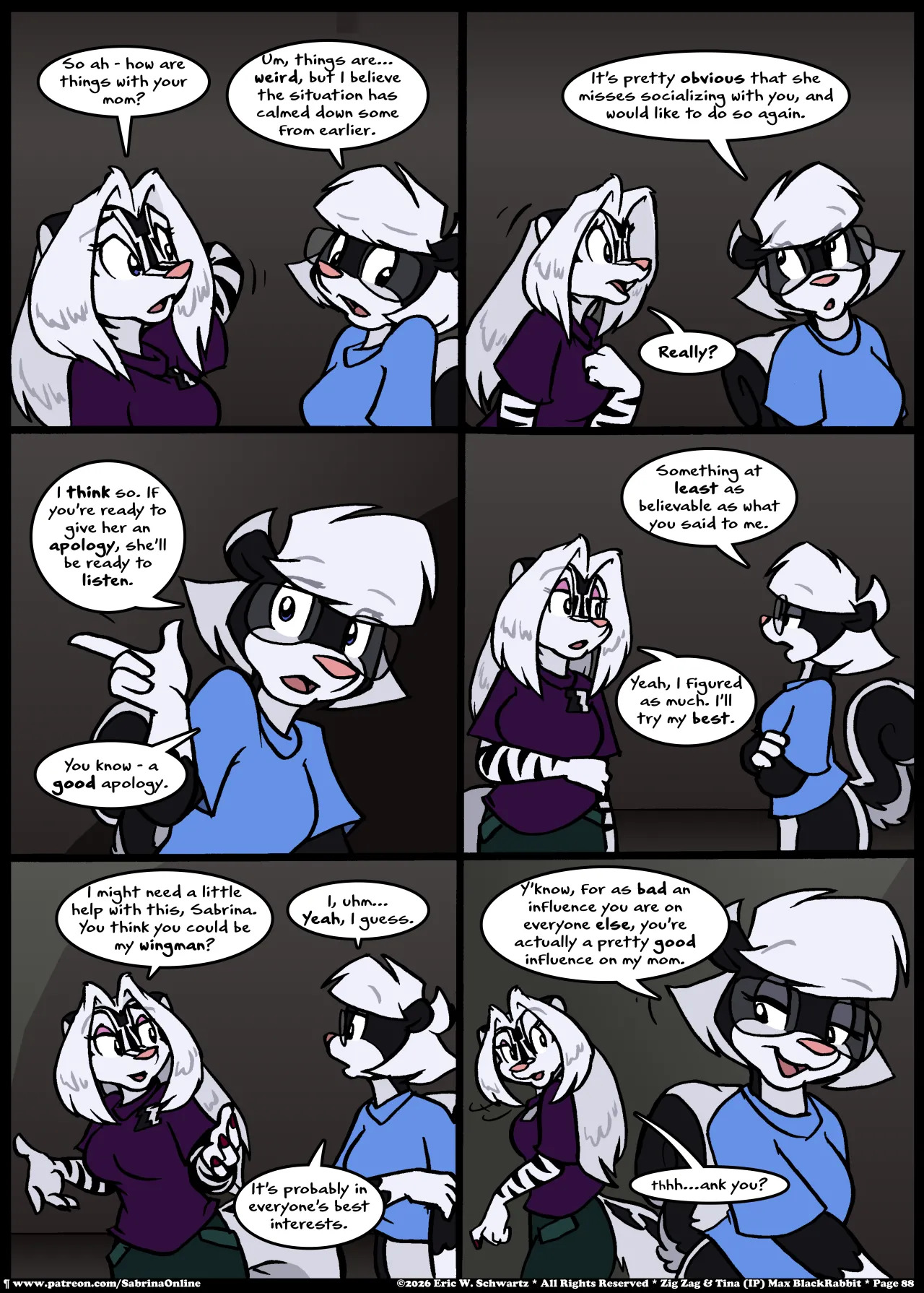 [Eric W. Schwartz] Sabrina Online - Stripes and Links - Page 88