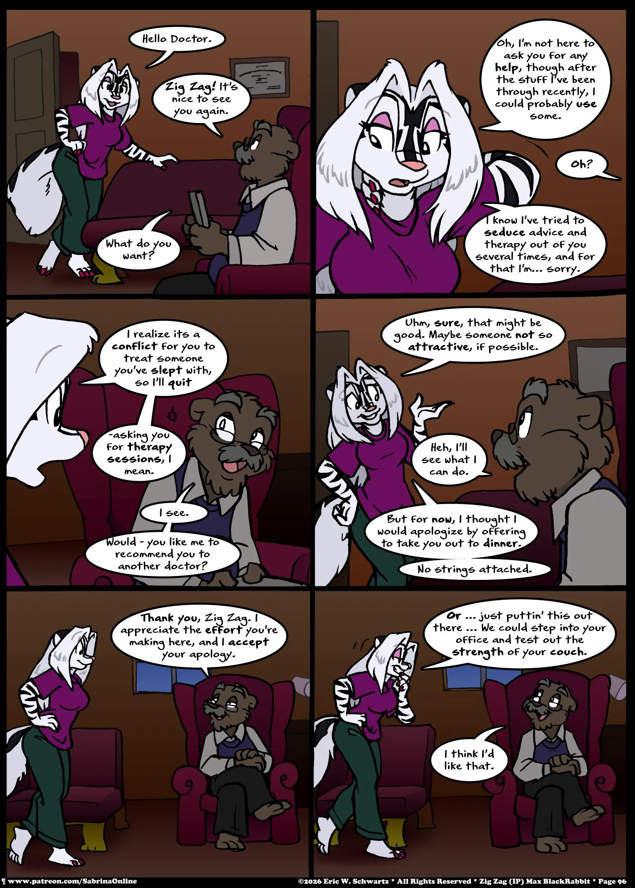 [Eric W. Schwartz] Sabrina Online - Stripes and Links - Page 96
