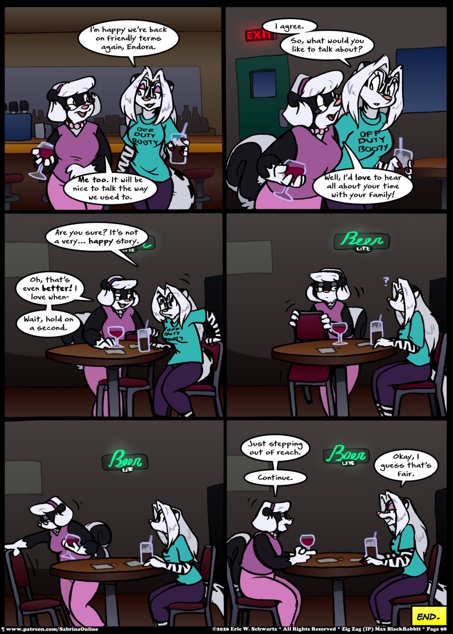 [Eric W. Schwartz] Sabrina Online - Stripes and Links - Page 98