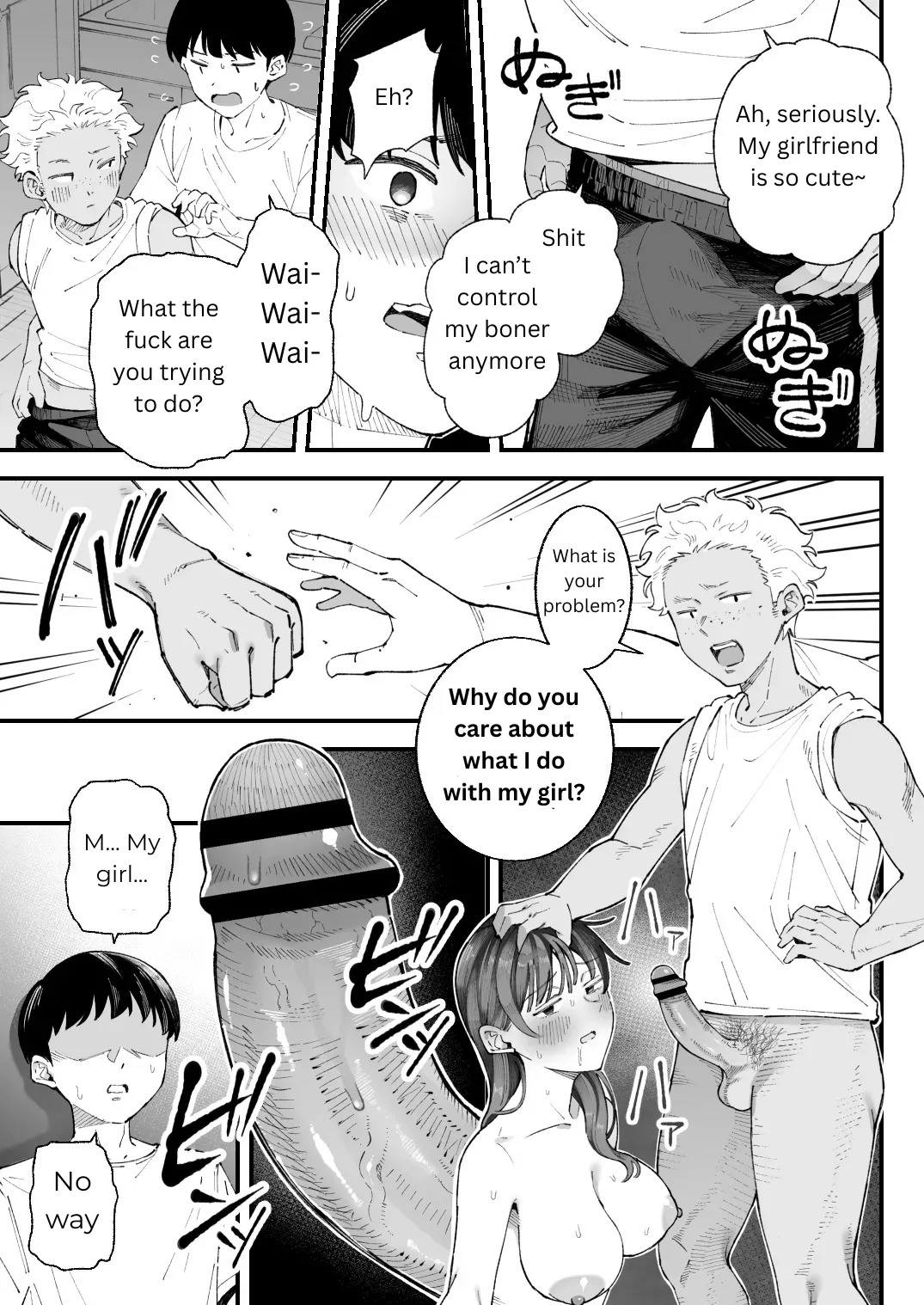 [Hameyama Cola] Boku to Aitsu to Ano Ko to Kanojo. - Me, Him, the Girl and Her [English] - Page 43