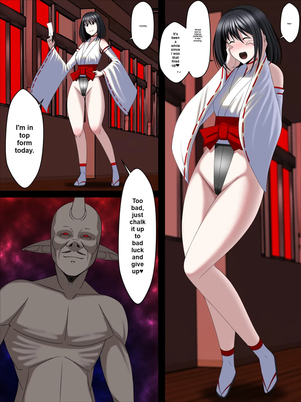 [Torobakoya] Youma Jutai!! Gomen ne Senpai... Watashi, Tsuyoi Ko ga Umitai no [English] - Page 17