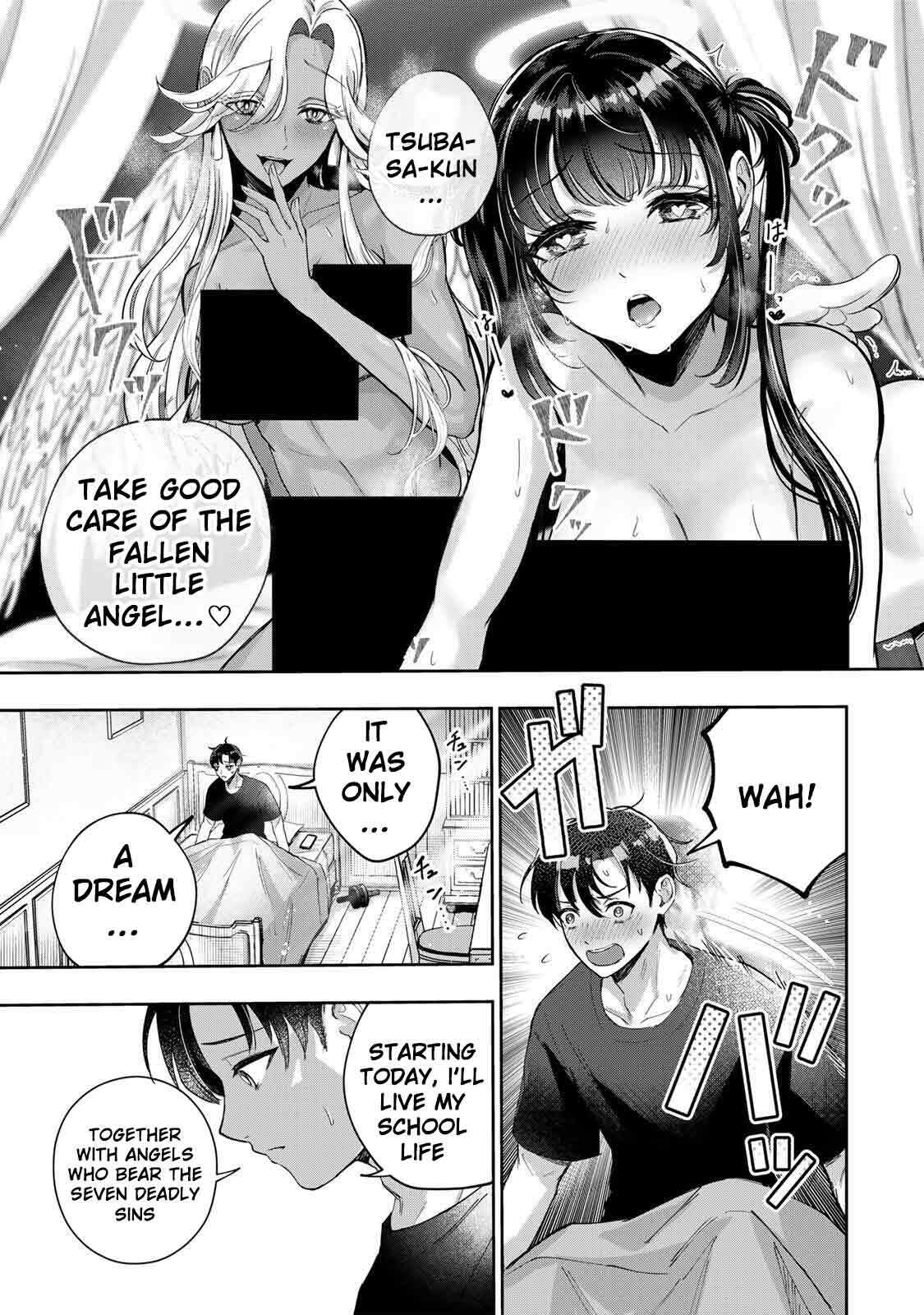 [EN] Datenshi-chan wa Ganbarenai | The Fallen Angel Girls Can’t Give It Their All [Censored] 02 - Page 2