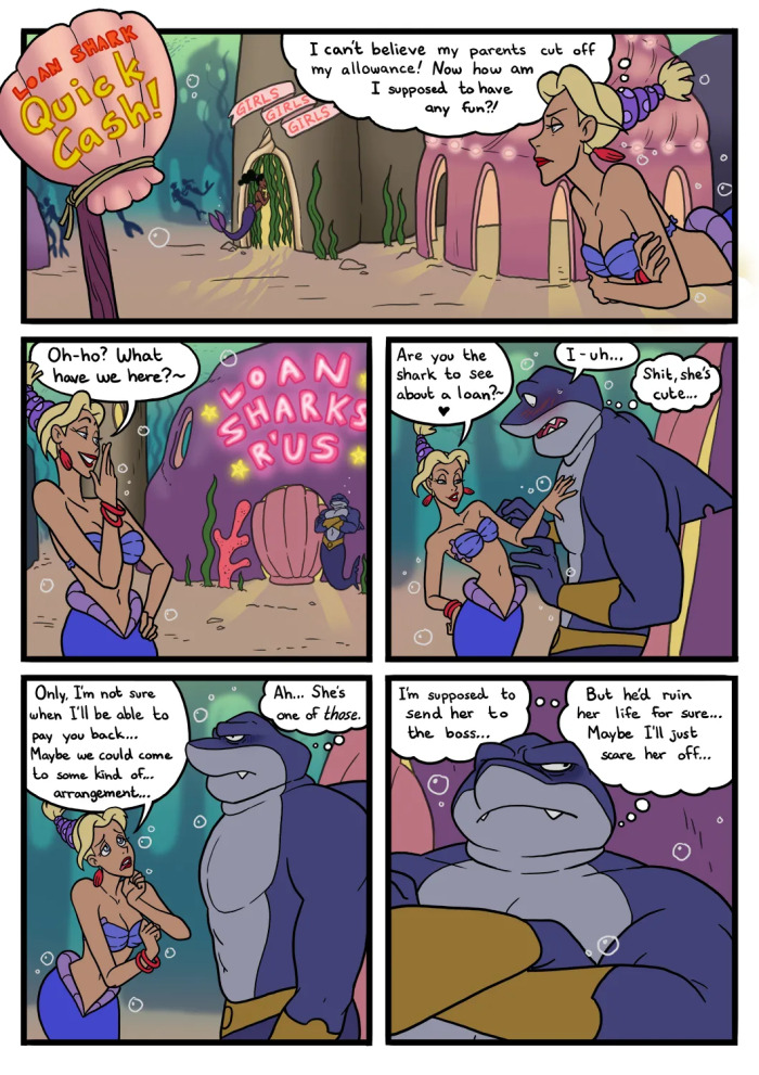 [DontFapGirl) Loan Shark (The Little Mermaid)