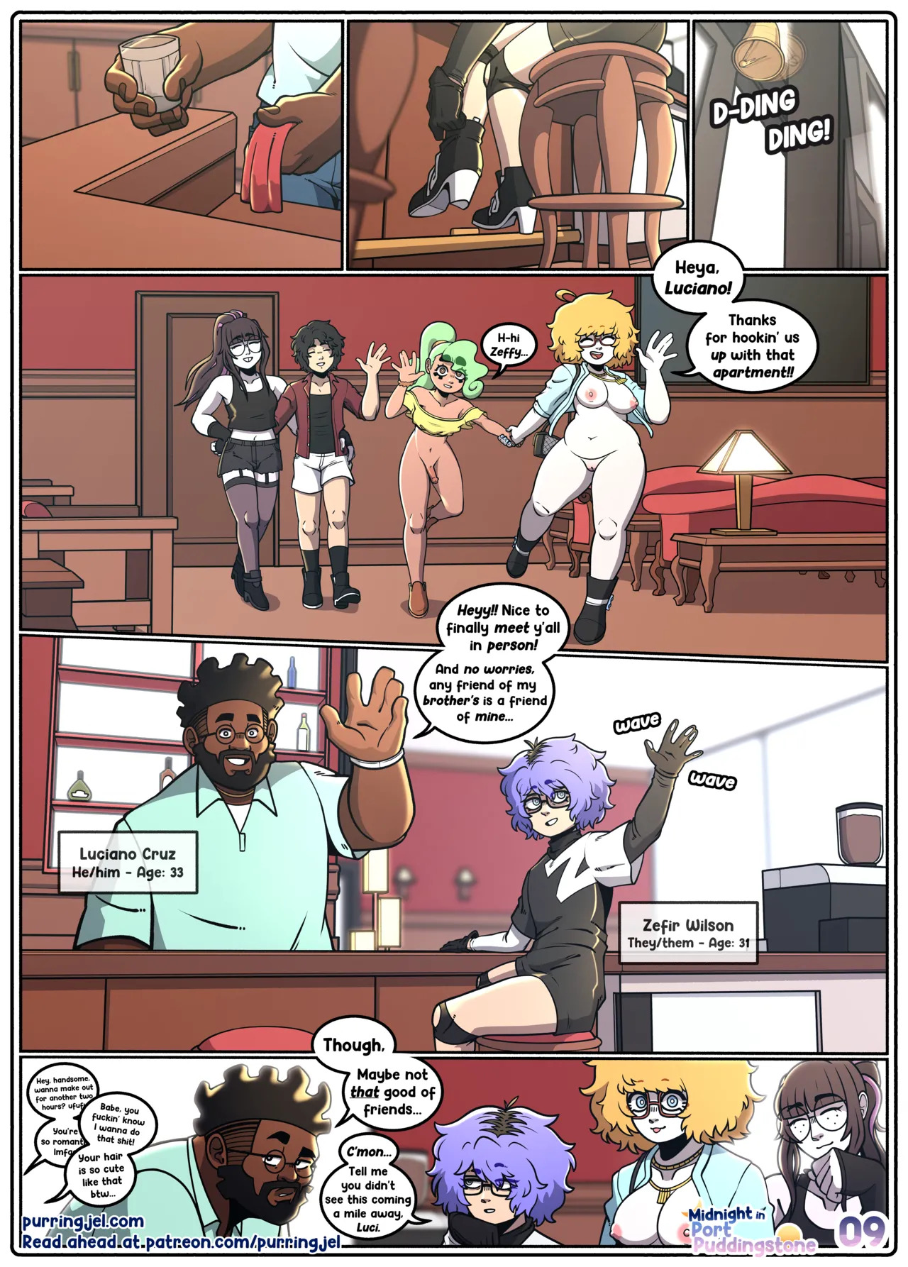 [Purringjel] Midnight in Port Puddingstone (Ongoing) - Page 9
