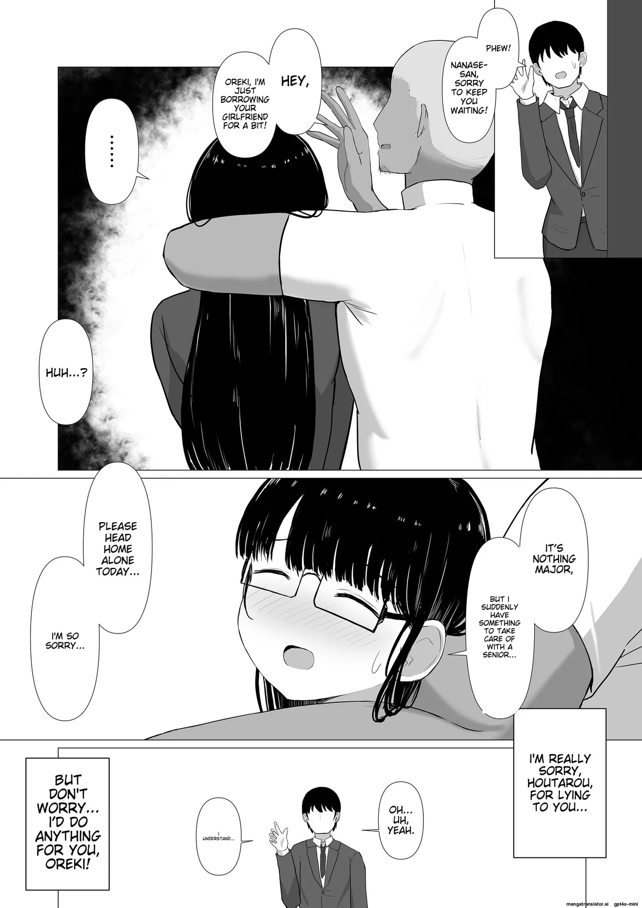 [Pasta Love] A timid, plain-looking woman with big breasts is swept away and falls into the trap of becoming a playboy's sex friend - Page 10