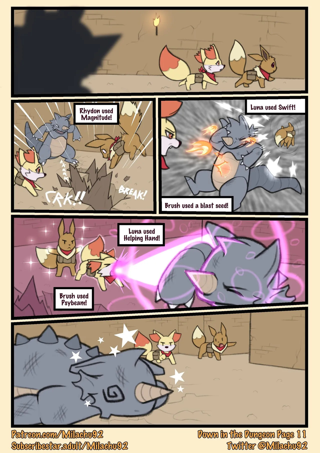 Down in to the dungeon (Milachu 92) [English] (ongoing) - Page 11