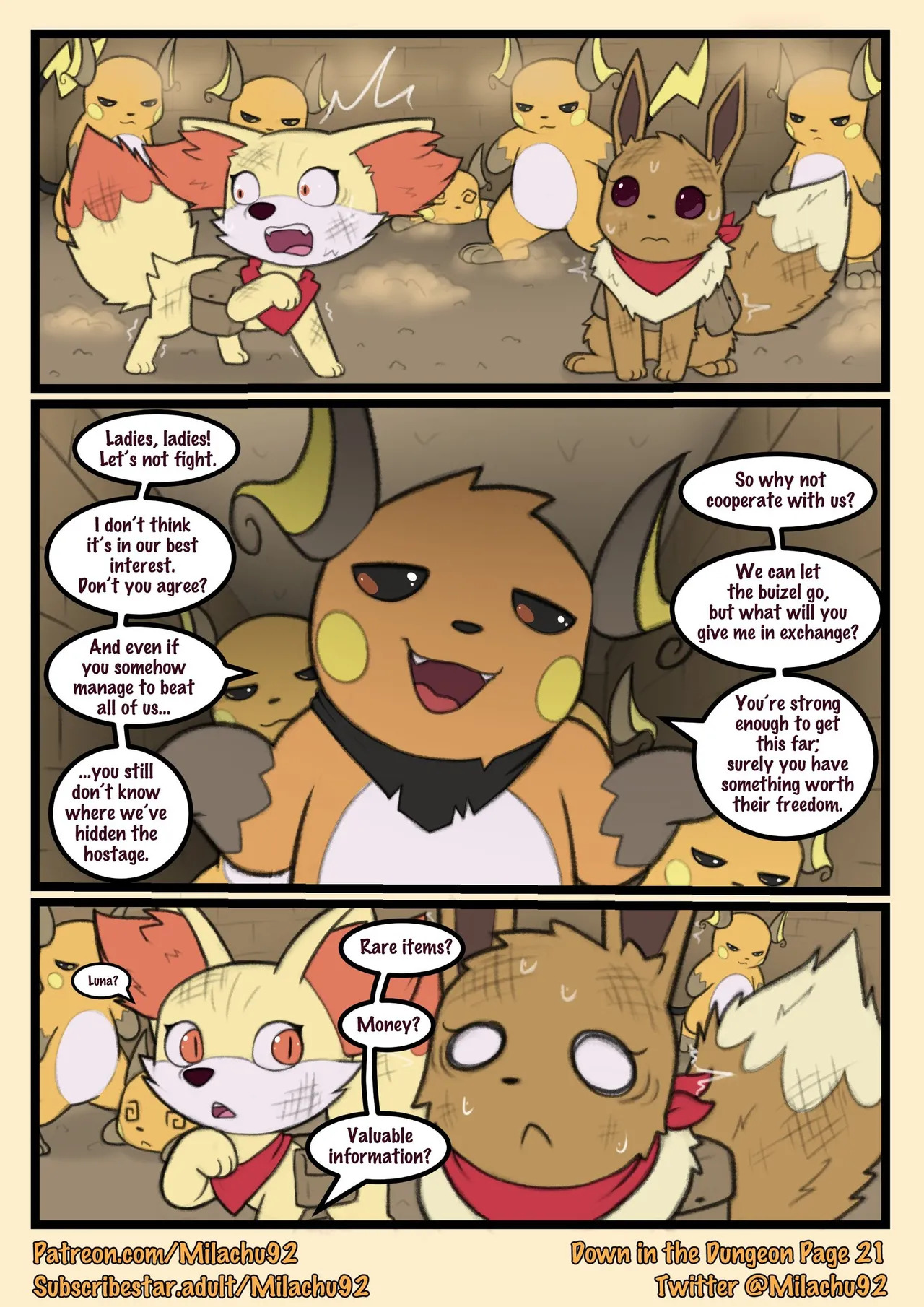 Down in to the dungeon (Milachu 92) [English] (ongoing) - Page 21