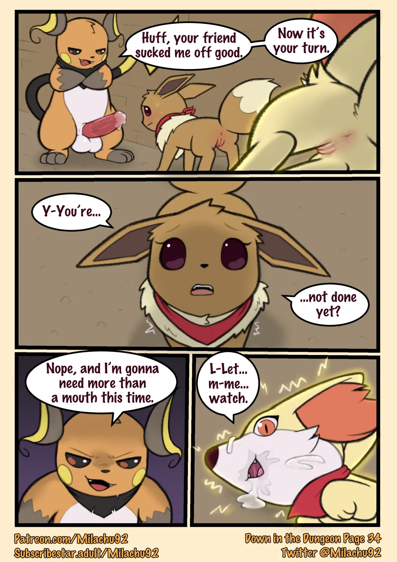 Down in to the dungeon (Milachu 92) [English] (ongoing) - Page 34