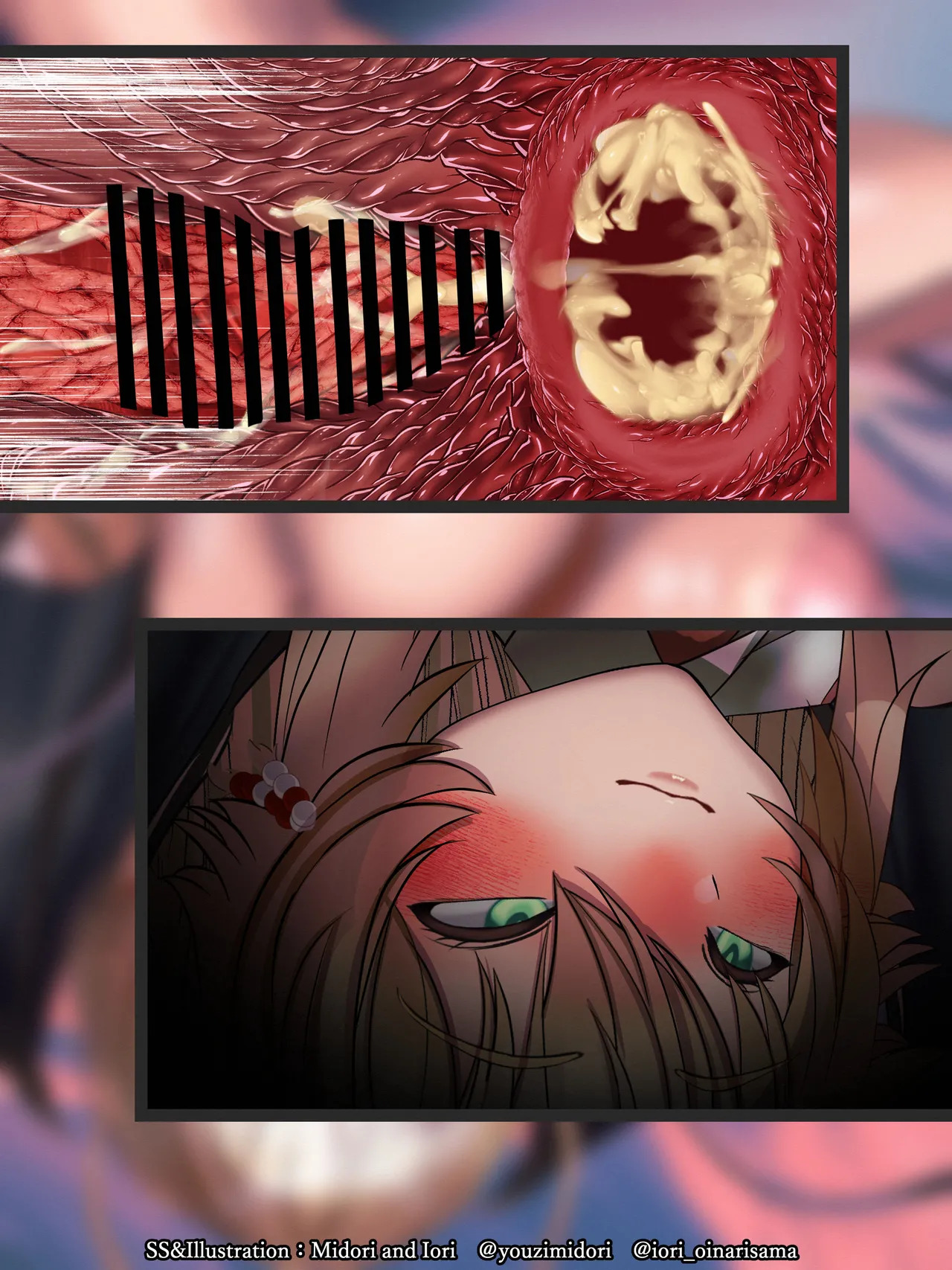 [Midori to Iori] [Yuugiou/Touhou Project] Mahoutsukai wa Yumeutsutsu Fureshia no Kowakuma / Kirisame Marisa - Page 64