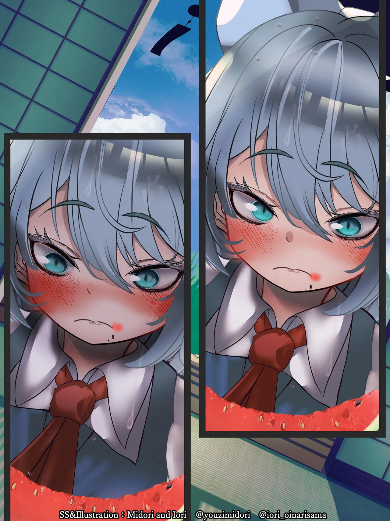 [Midori to Iori] [Touhou Project] Chiruno Suika no Shaabetto - Page 49
