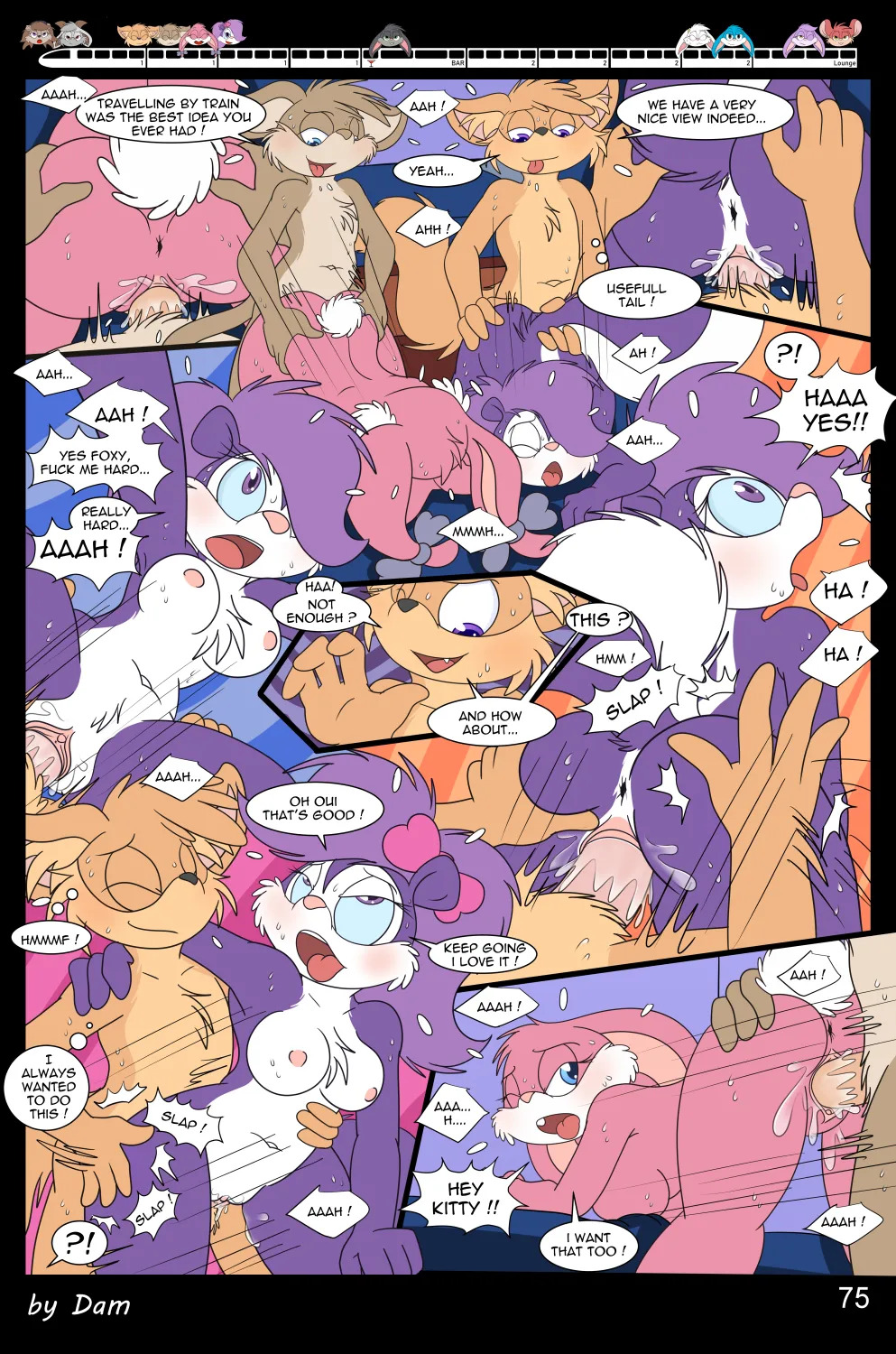 Toons on a Train (Incomplete) - Page 75