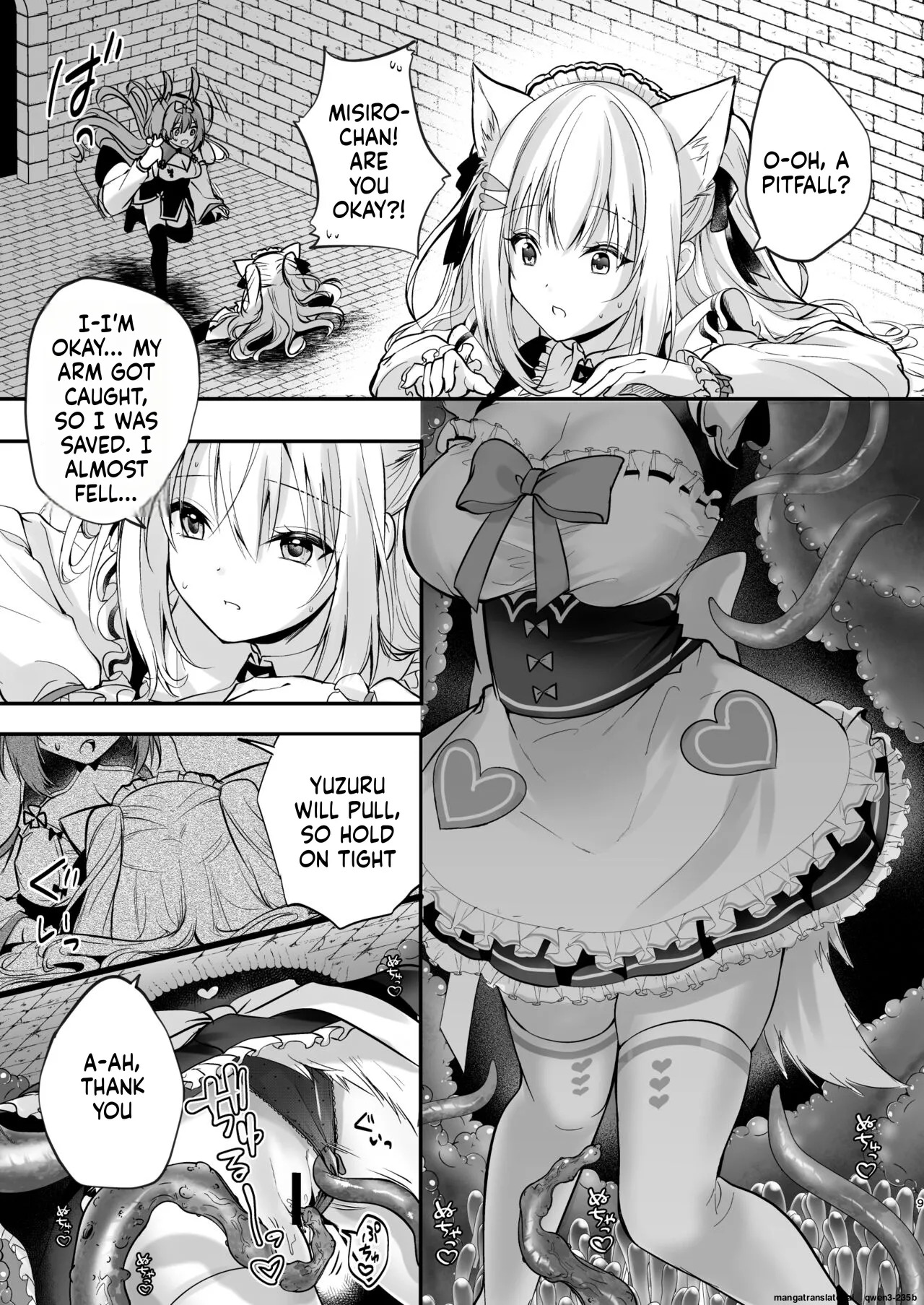 [Mousou Aria (Rurimaru)] NPro Ero Trap Dungeon (Shirayuki Mishiro, Enomiya Milk, Himesaki Yuzuru) [Digital] (SCANMTL) - Page 24