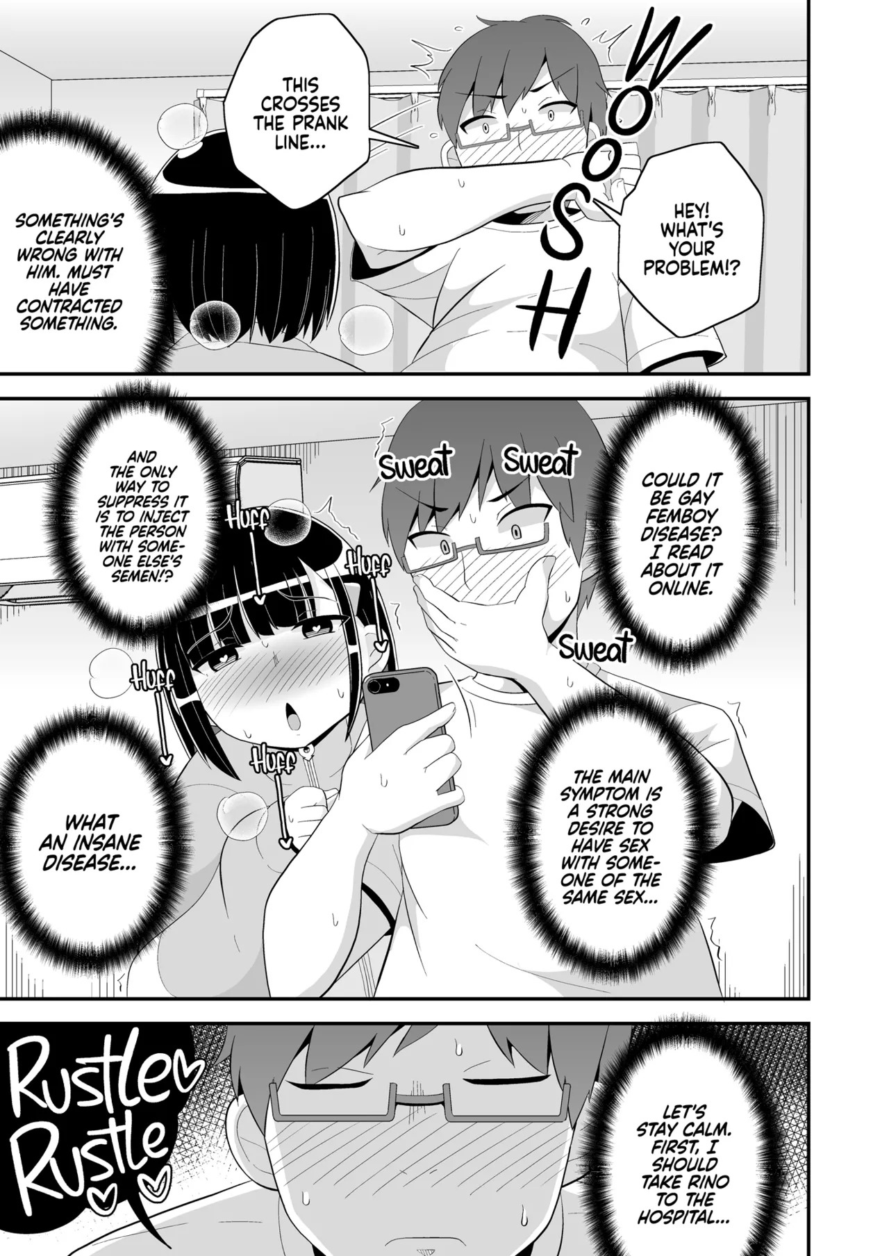 [CHINZURI BOP (Chinzurena)] Mesuhomo-byou ni Natta Shinyuu | My Best Friend Caught Gay Femboy Disease [English] {2d-market.com} [Decensored] [Digital] - Page 5