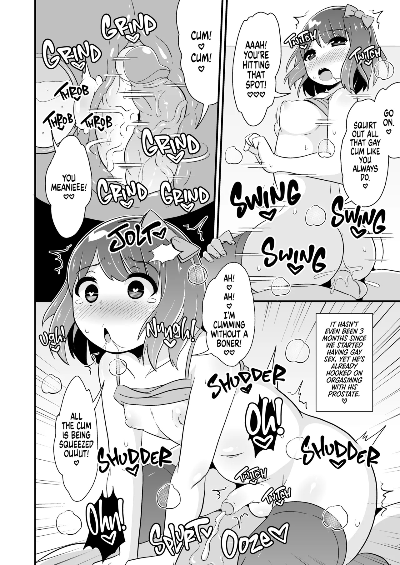 [CHINZURI BOP (Chinzurena)] Homo Sex no Risk o Tsutae Tai | The Risk of Gay Sex [English] {2d-market.com} [Decensored] [Digital] - Page 12