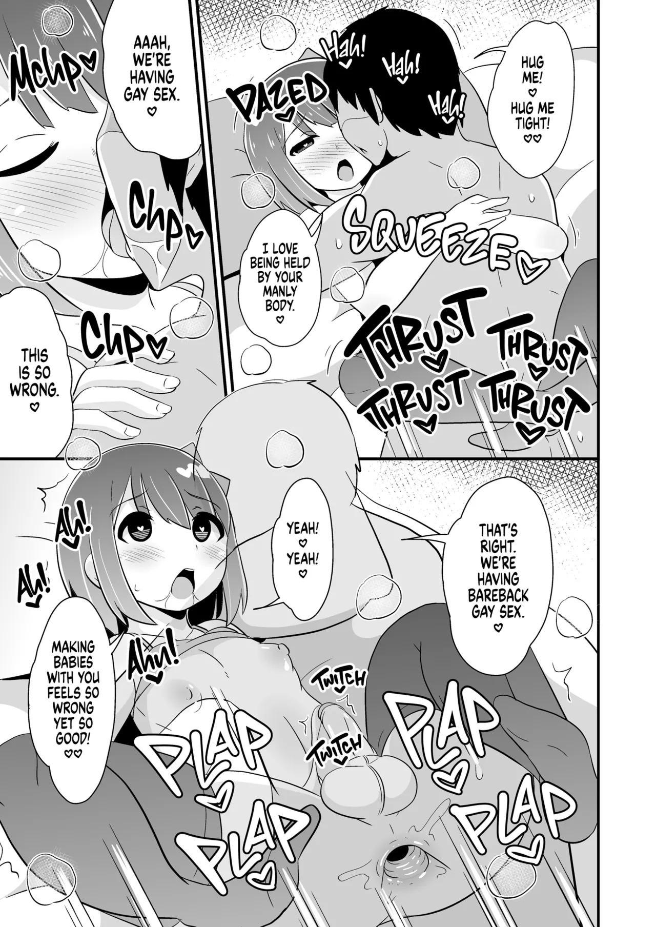 [CHINZURI BOP (Chinzurena)] Homo Sex no Risk o Tsutae Tai | The Risk of Gay Sex [English] {2d-market.com} [Decensored] [Digital] - Page 15