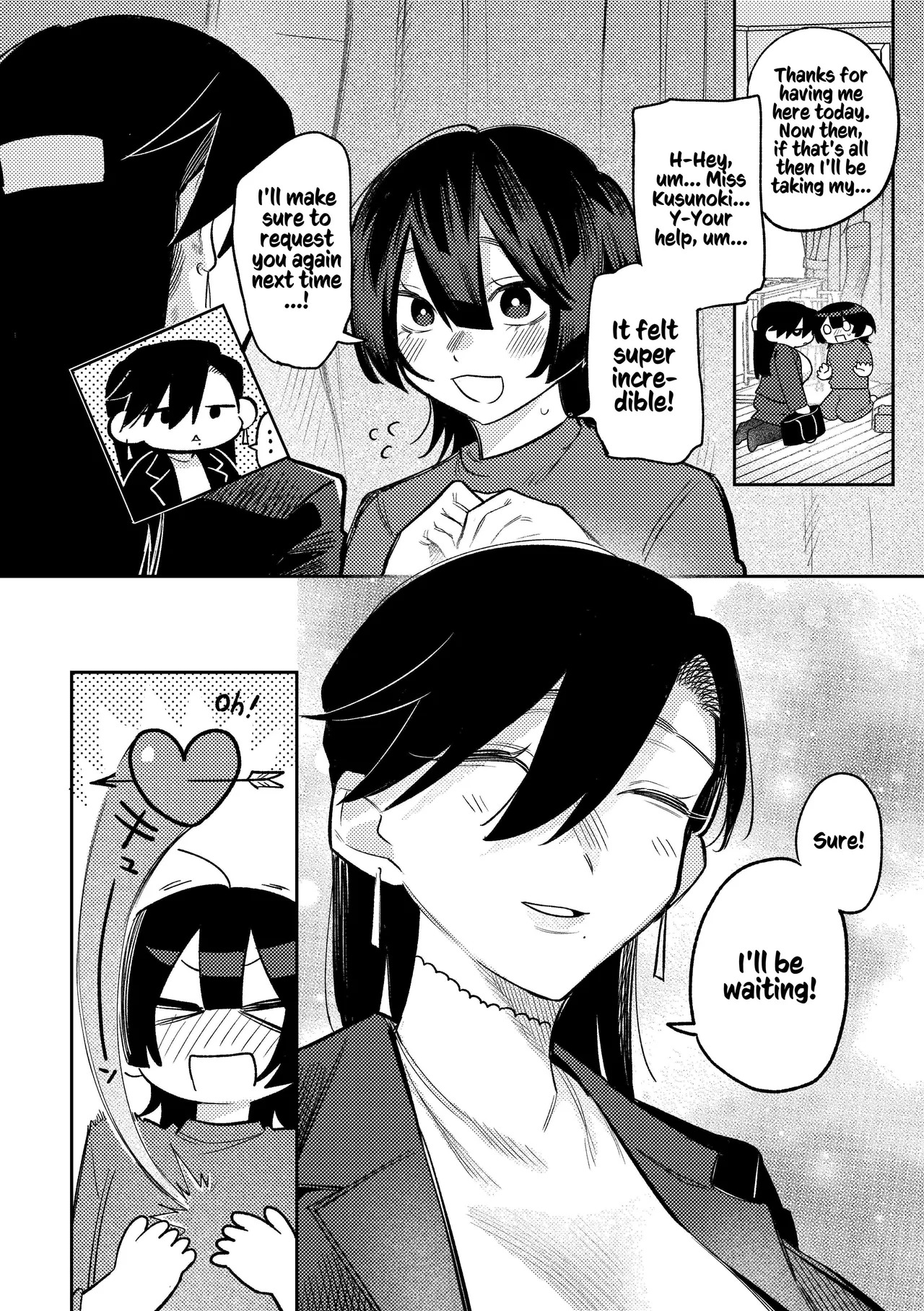 [Dozuke Taira Yuri Teikoku (Suzuo)] Muhyoujou Onee-san ni OnaSuppo shite Morau Hanashi - Masturbation Support Center Kusunoki | A Story Of Getting Masturbation Support From An Expressionless Older Woman - Ms. Kusunoki From The Masturbation Support Centre [English] [Kusanuu] - Page 23