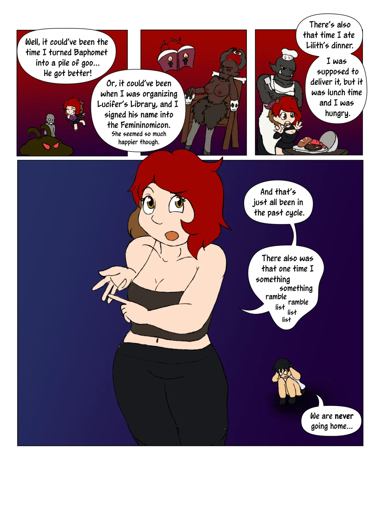 [LariUmbreon] Girl Me! How I Got Turned Into a Girl by a Desperate Succubus! (In Progress) - Page 10