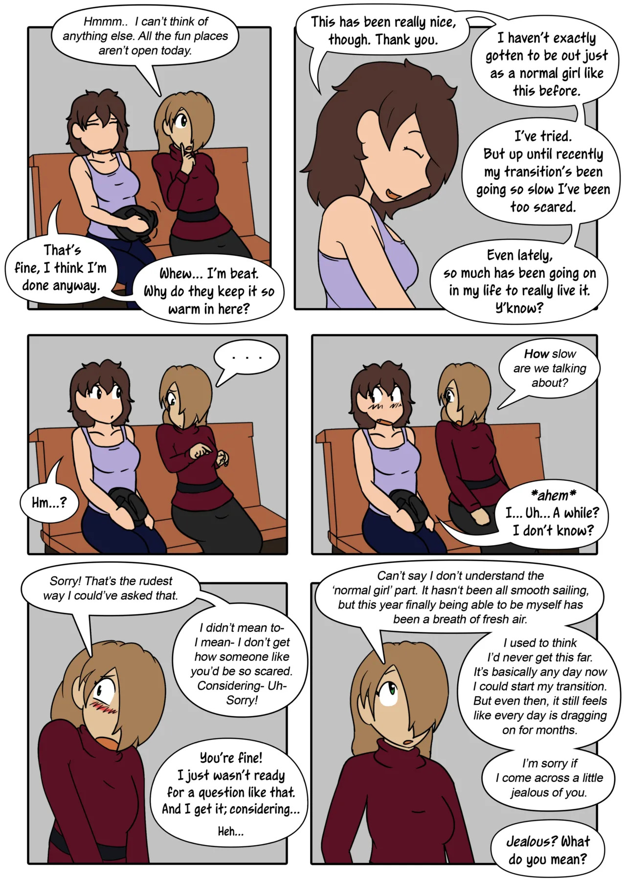 [LariUmbreon] Girl Me! How I Got Turned Into a Girl by a Desperate Succubus! (In Progress) - Page 103