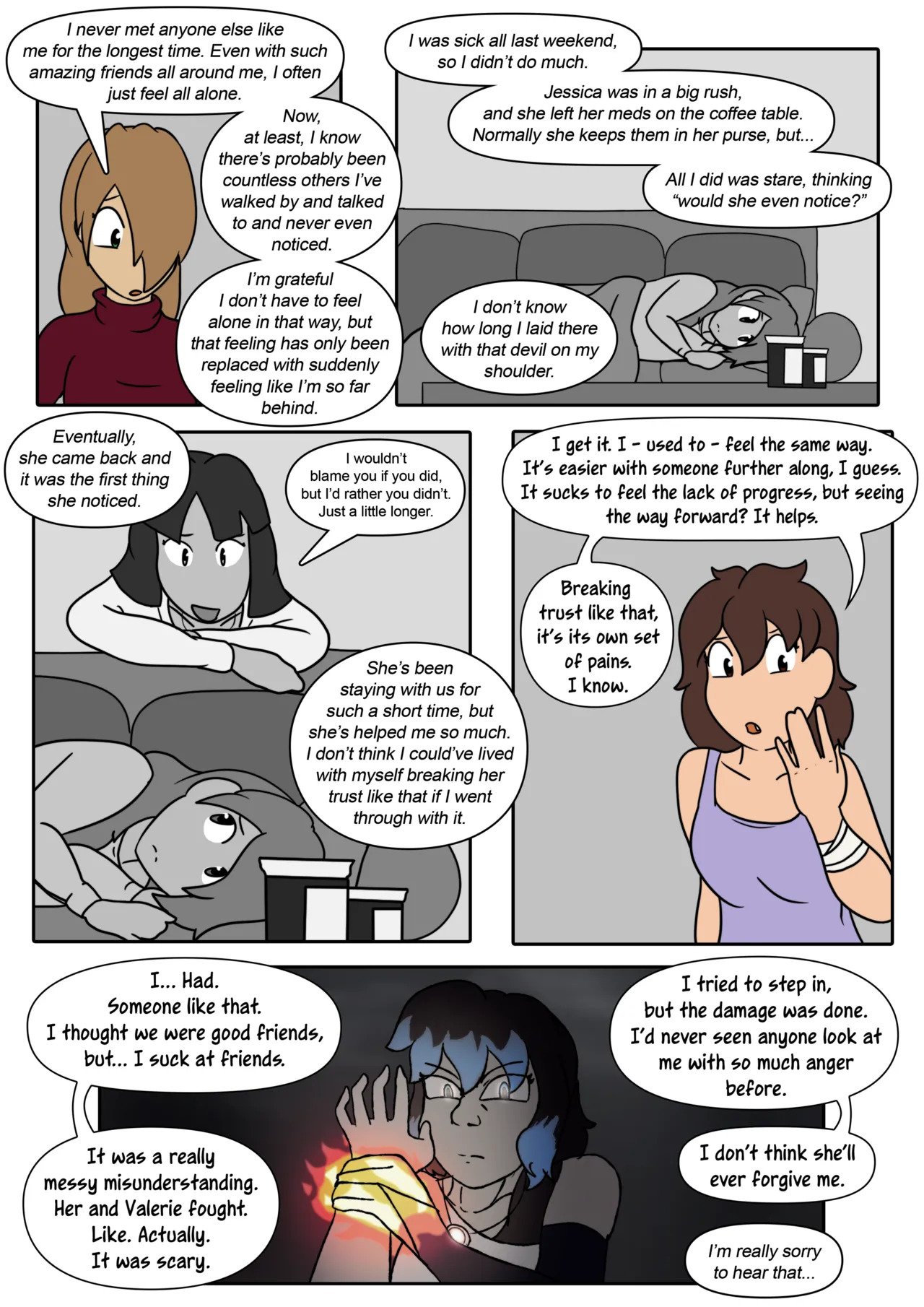 [LariUmbreon] Girl Me! How I Got Turned Into a Girl by a Desperate Succubus! (In Progress) - Page 104